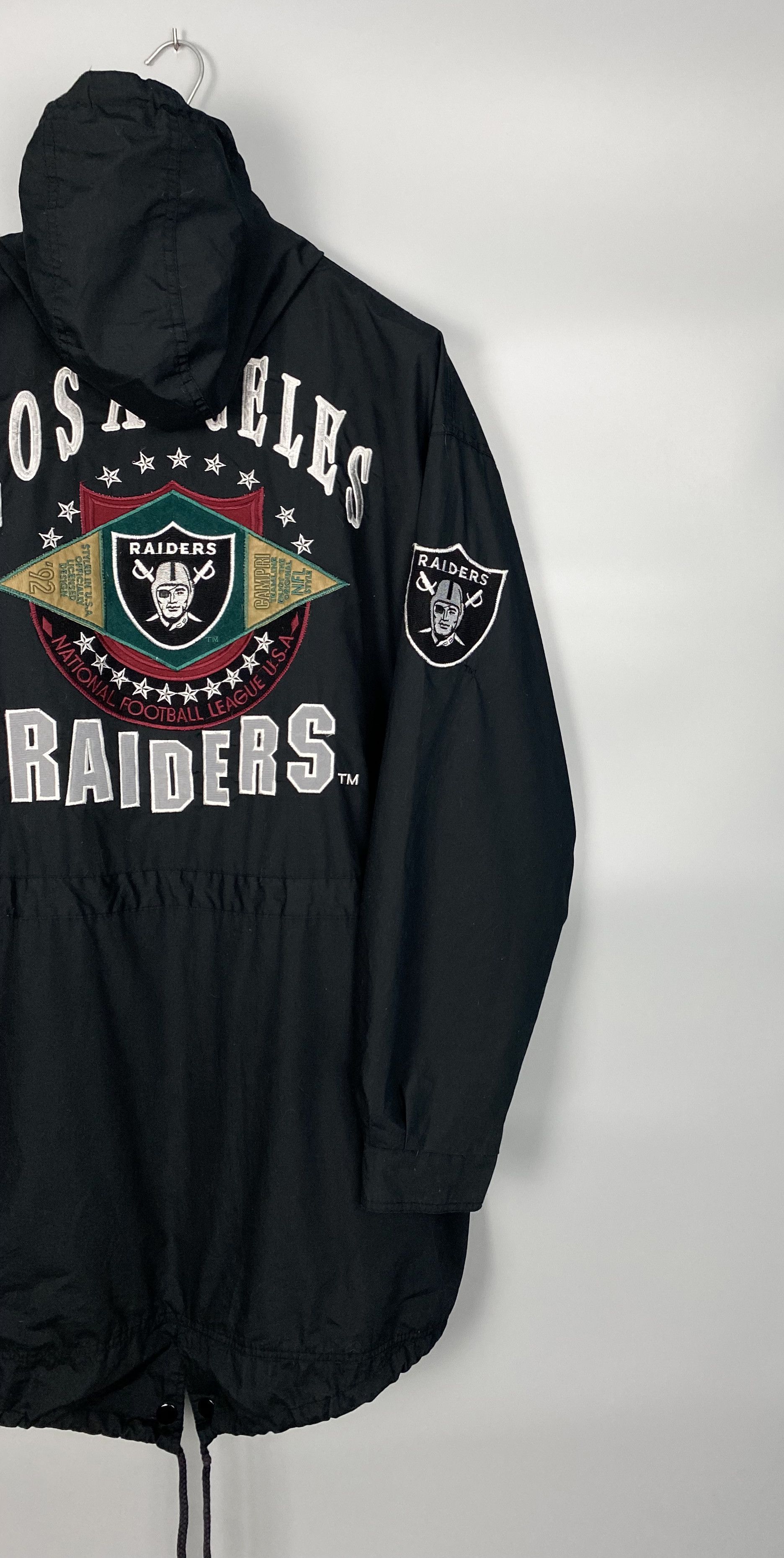 NFL RARE 1991 Vintage Oakland Los Angeles Raiders NFL Fishtail Size US L / EU 52-54 / 3 - 3 Thumbnail