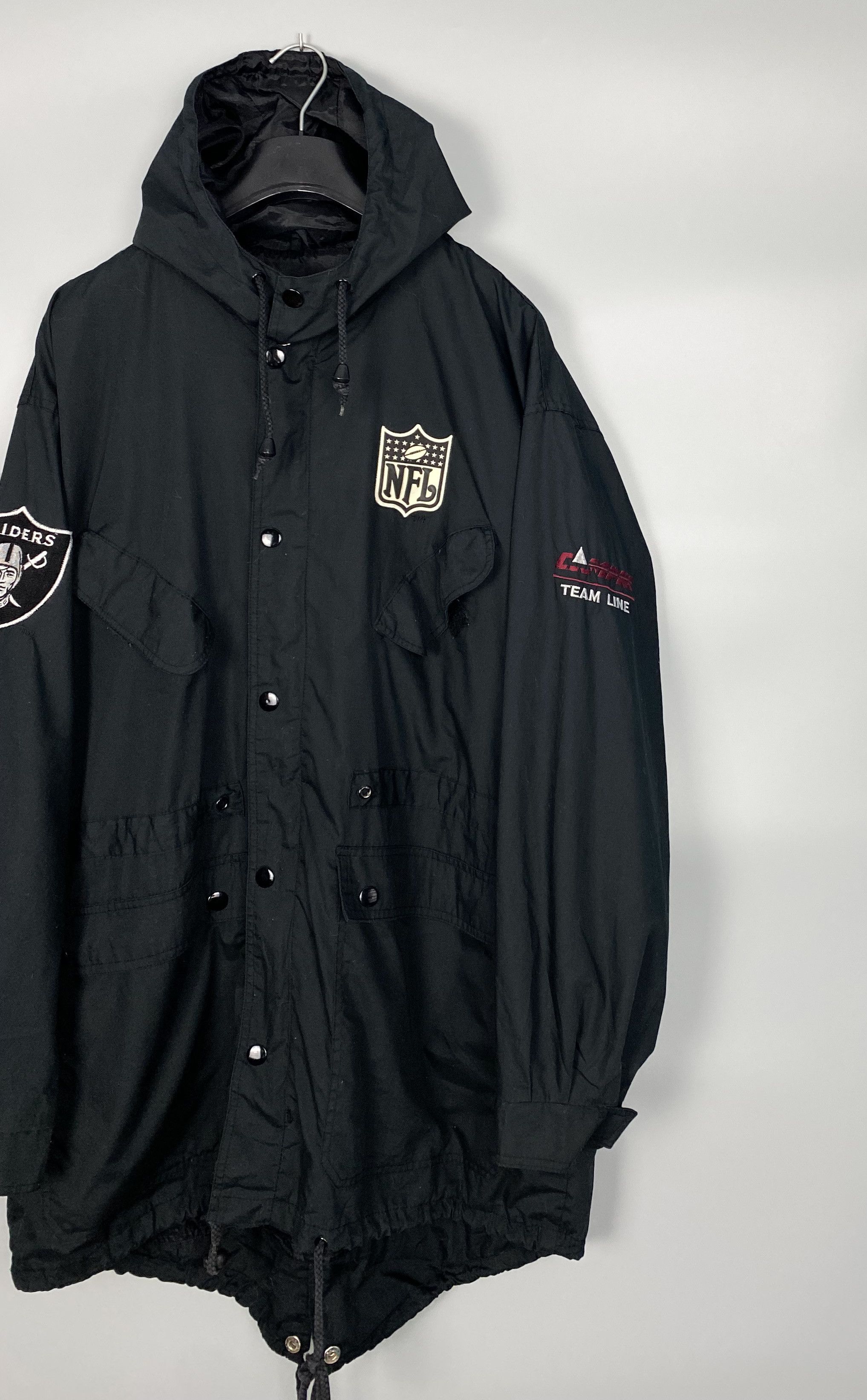 NFL RARE 1991 Vintage Oakland Los Angeles Raiders NFL Fishtail Size US L / EU 52-54 / 3 - 9 Thumbnail