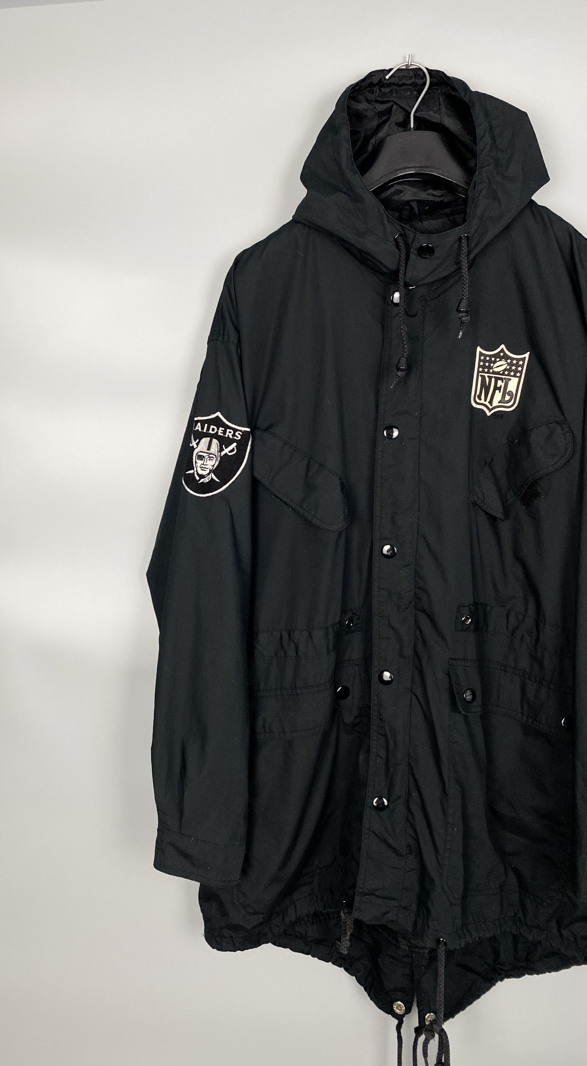 NFL RARE 1991 Vintage Oakland Los Angeles Raiders NFL Fishtail Size US L / EU 52-54 / 3 - 8 Thumbnail