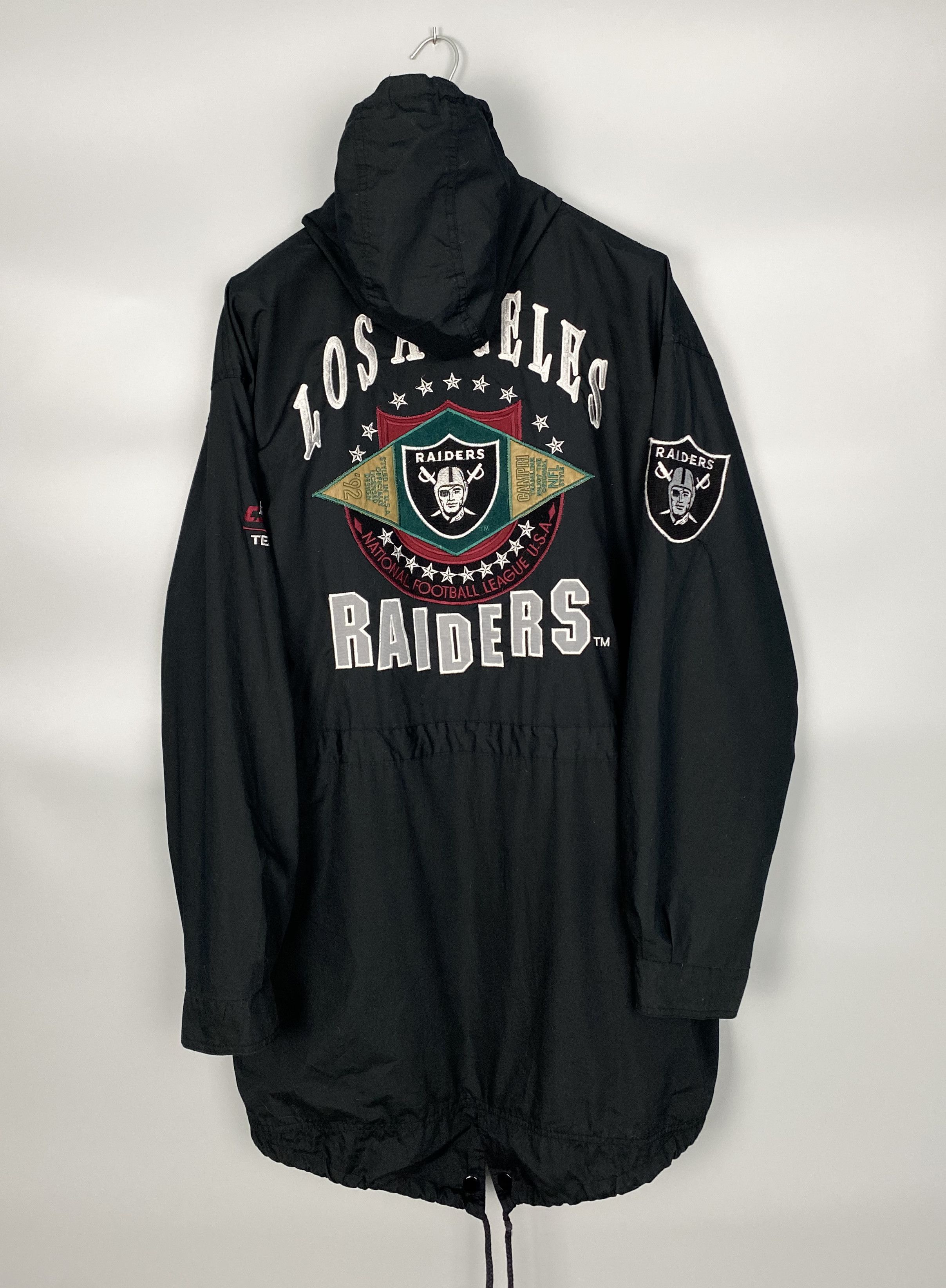 NFL RARE 1991 Vintage Oakland Los Angeles Raiders NFL Fishtail Size US L / EU 52-54 / 3 - 1 Thumbnail