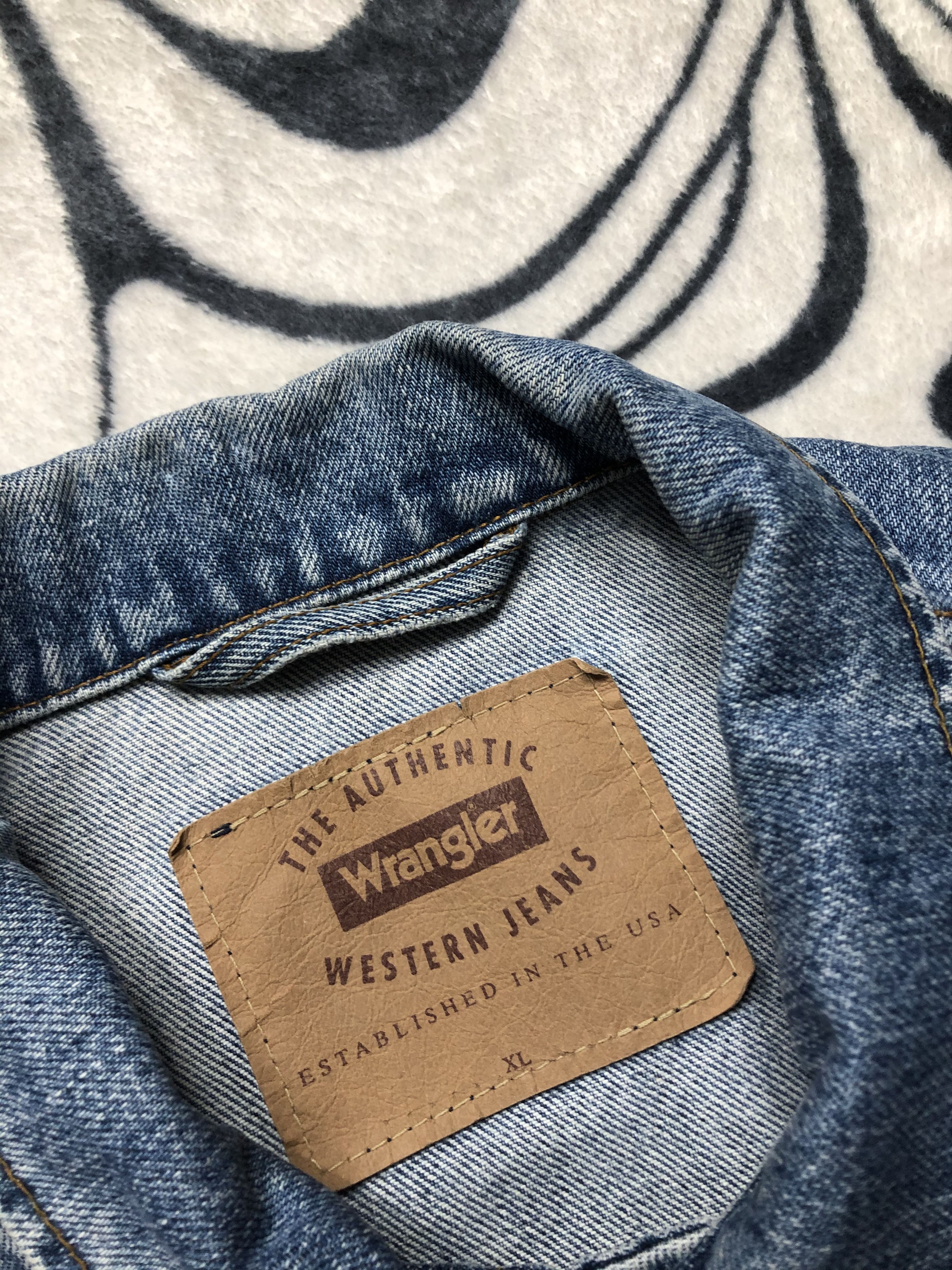 Vintage Wrangler Vintage Denim Jacket Size US XL / EU 56 / 4 - 4 Thumbnail