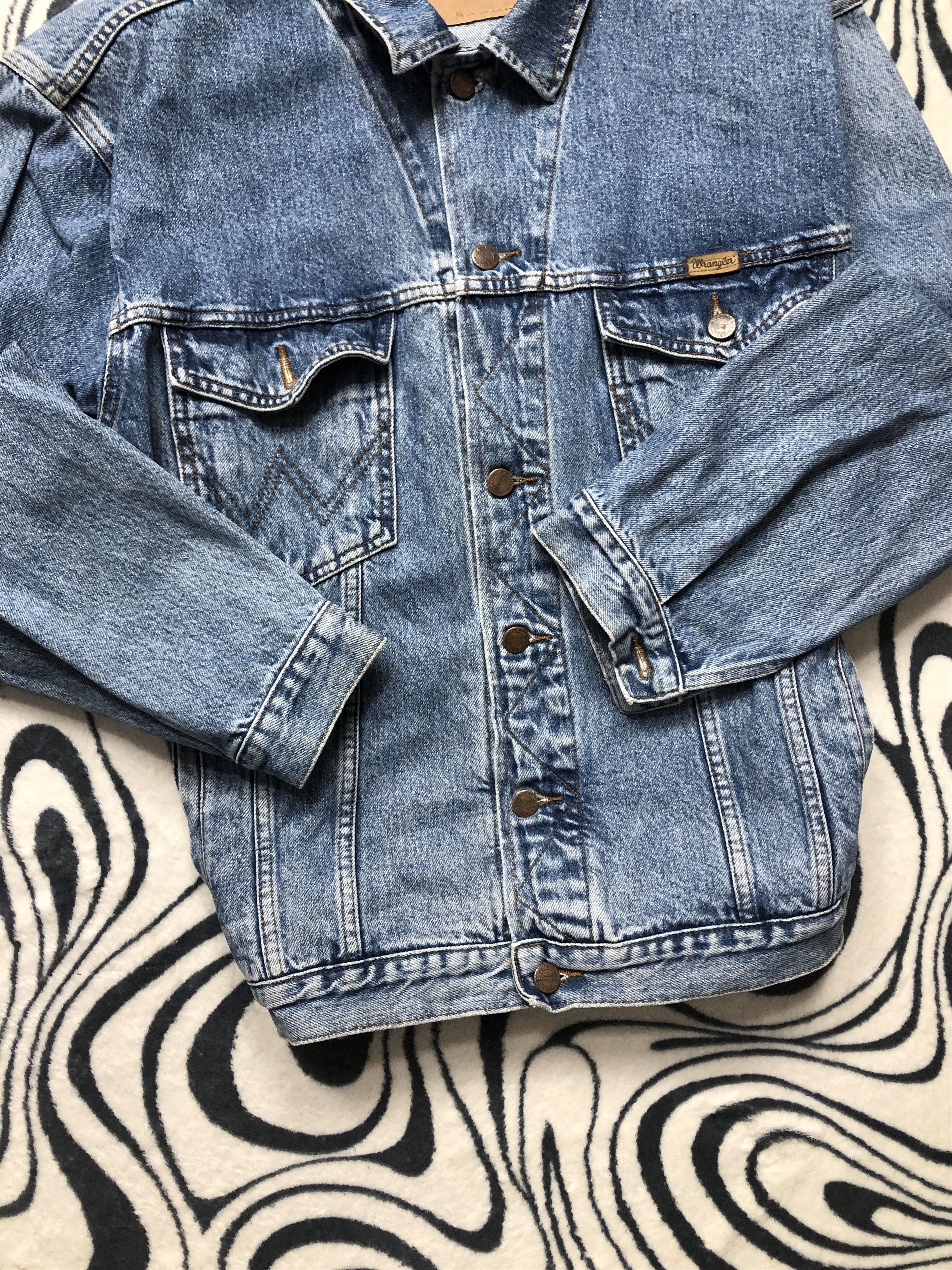 Vintage Wrangler Vintage Denim Jacket Size US XL / EU 56 / 4 - 3 Thumbnail