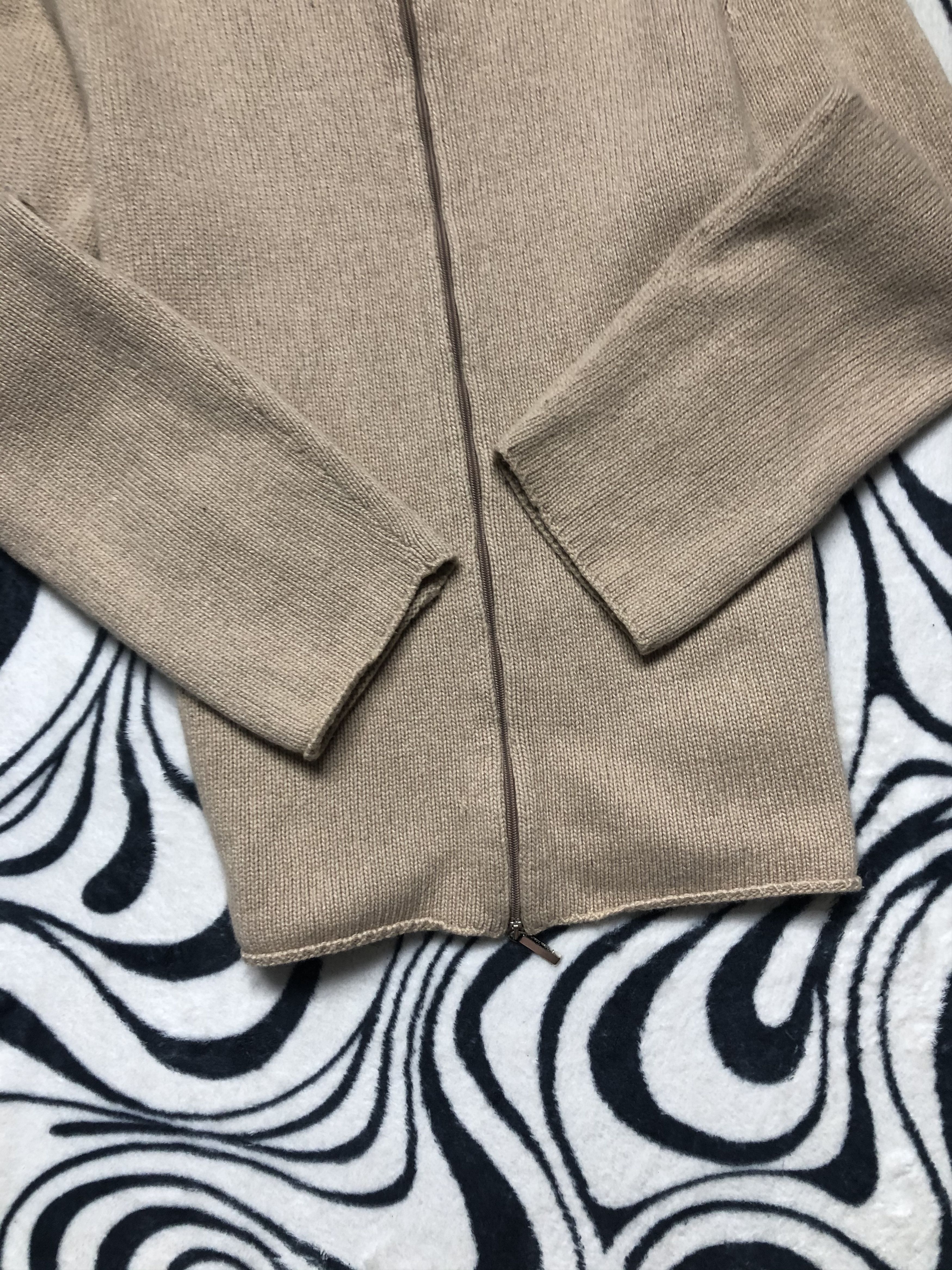 Max Mara Max Mara Vintage Wool Knit Zip Sweater Knitwear Size XL / US 12-14 / IT 48-50 - 3 Thumbnail