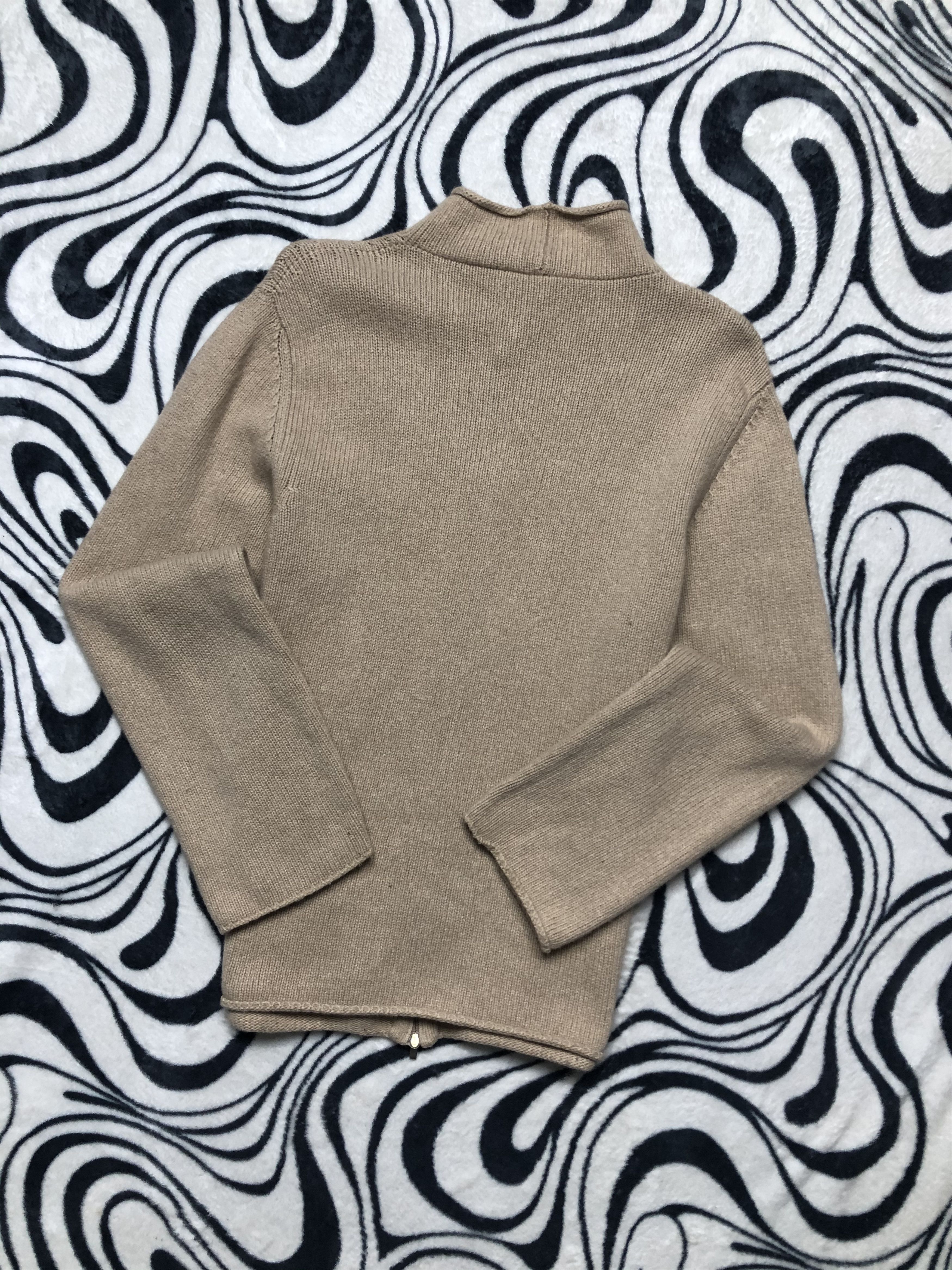 Max Mara Max Mara Vintage Wool Knit Zip Sweater Knitwear Size XL / US 12-14 / IT 48-50 - 6 Thumbnail