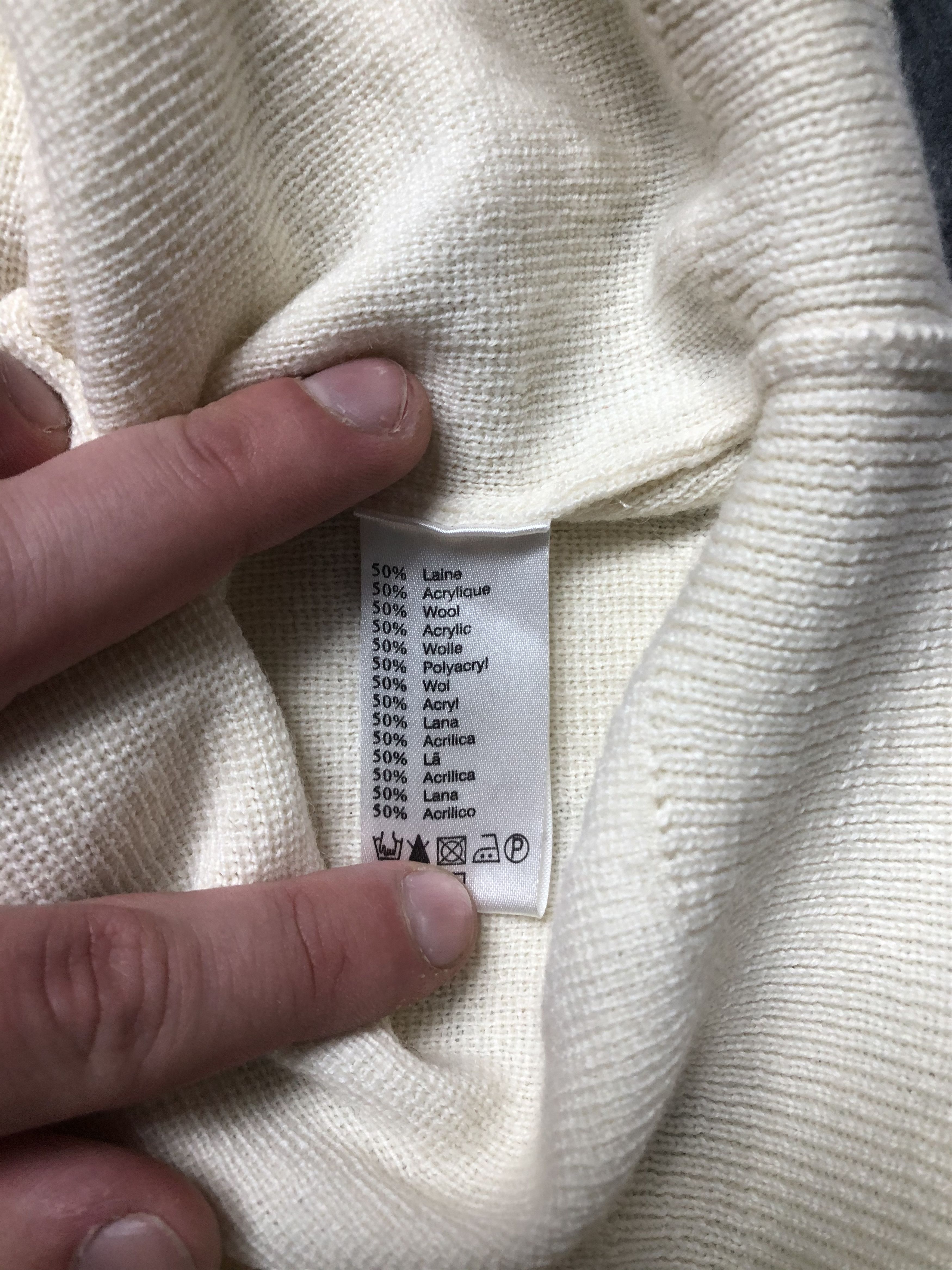 Lacoste Lacoste Vintage Mens Wool Sweater Size US XL / EU 56 / 4 - 5 Thumbnail