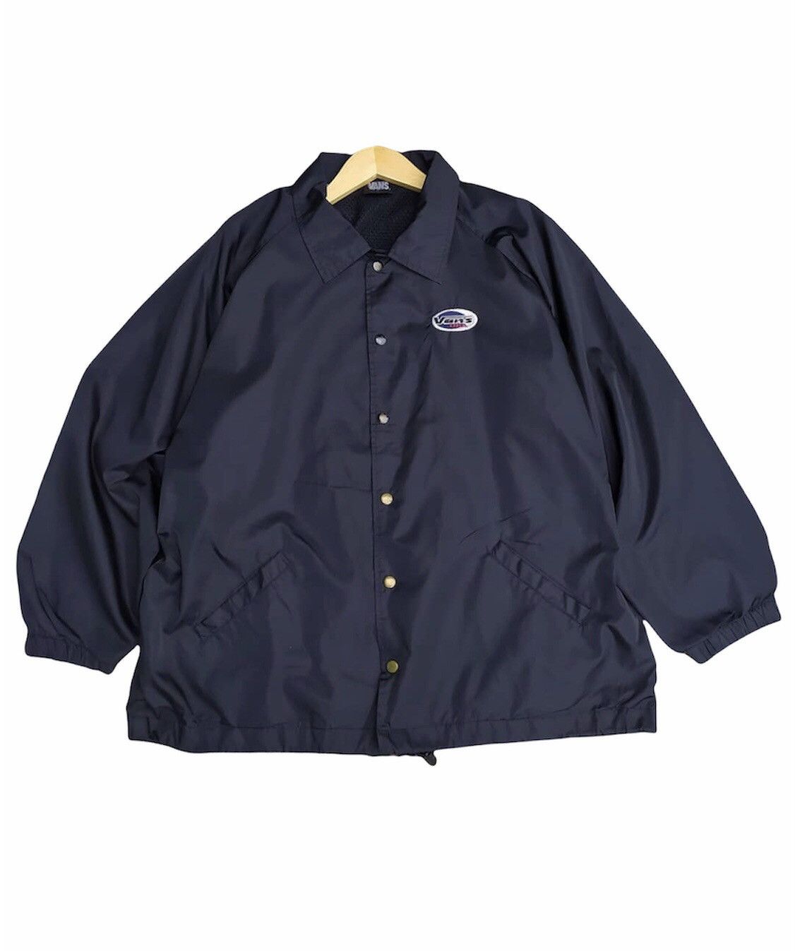 Vans Vintage Coat Jacket Windbreaker Vans Skatebord Big Logo Size US L / EU 52-54 / 3 - 1 Thumbnail