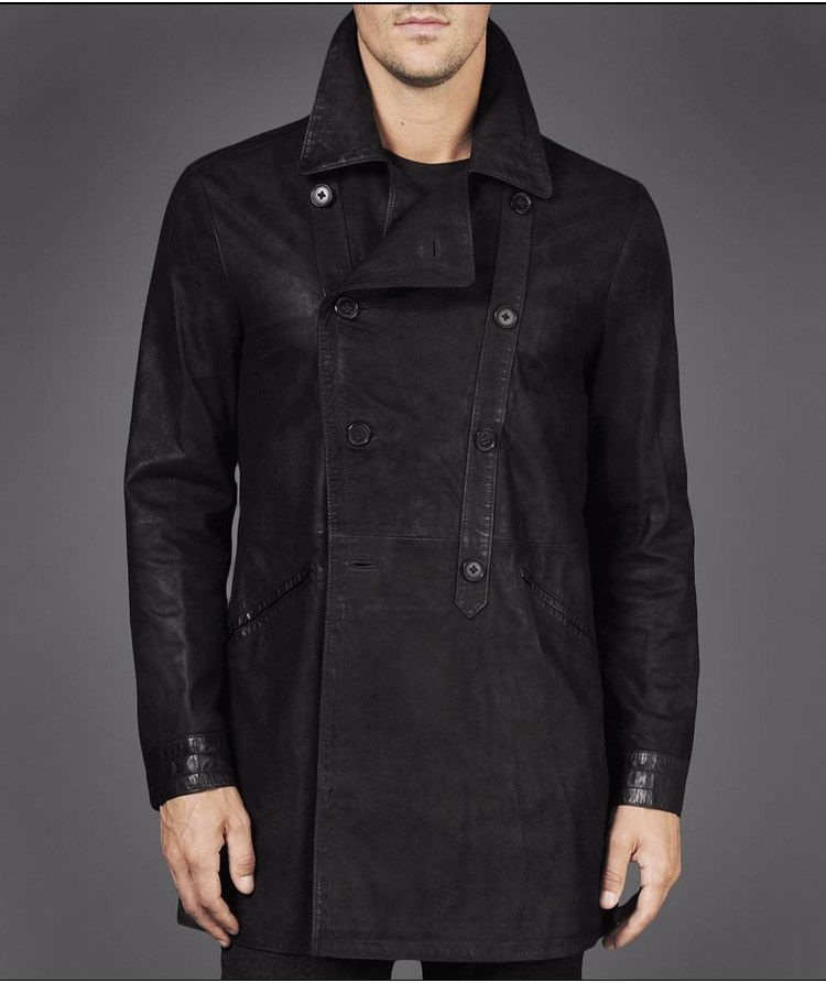 John Varvatos Suede trench coat. 50 Size US M / EU 48-50 / 2 - 7 Thumbnail