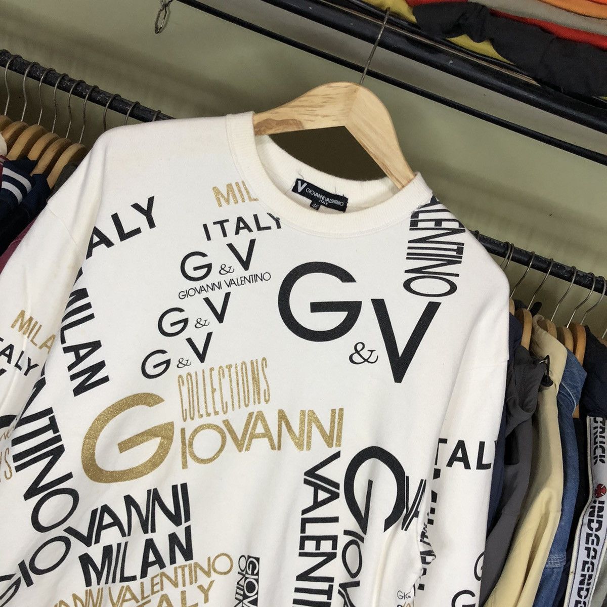 Giovanni Valentino Vintage Rare 90s giovanni valentino italy full printed Size US L / EU 52-54 / 3 - 3 Thumbnail