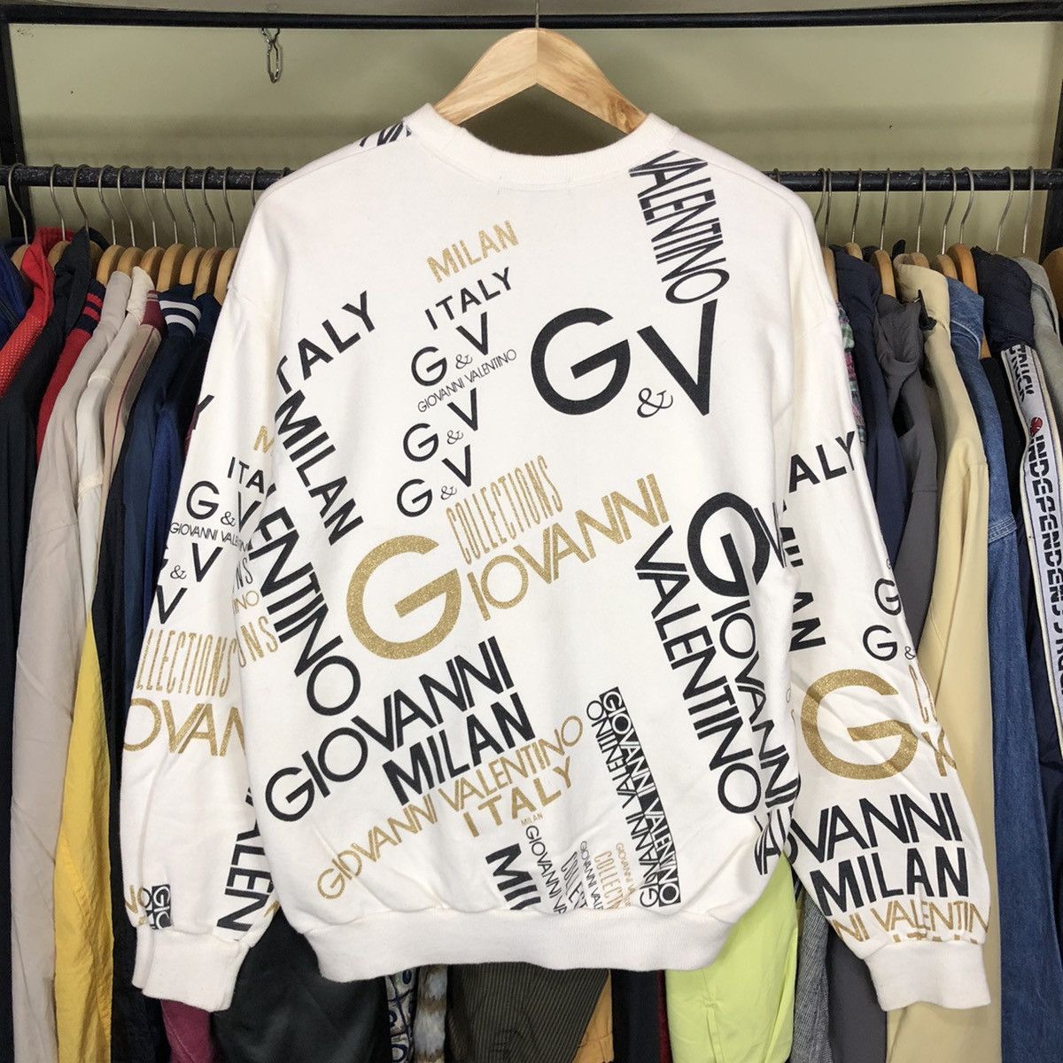 Giovanni Valentino Vintage Rare 90s giovanni valentino italy full printed Size US L / EU 52-54 / 3 - 2 Thumbnail