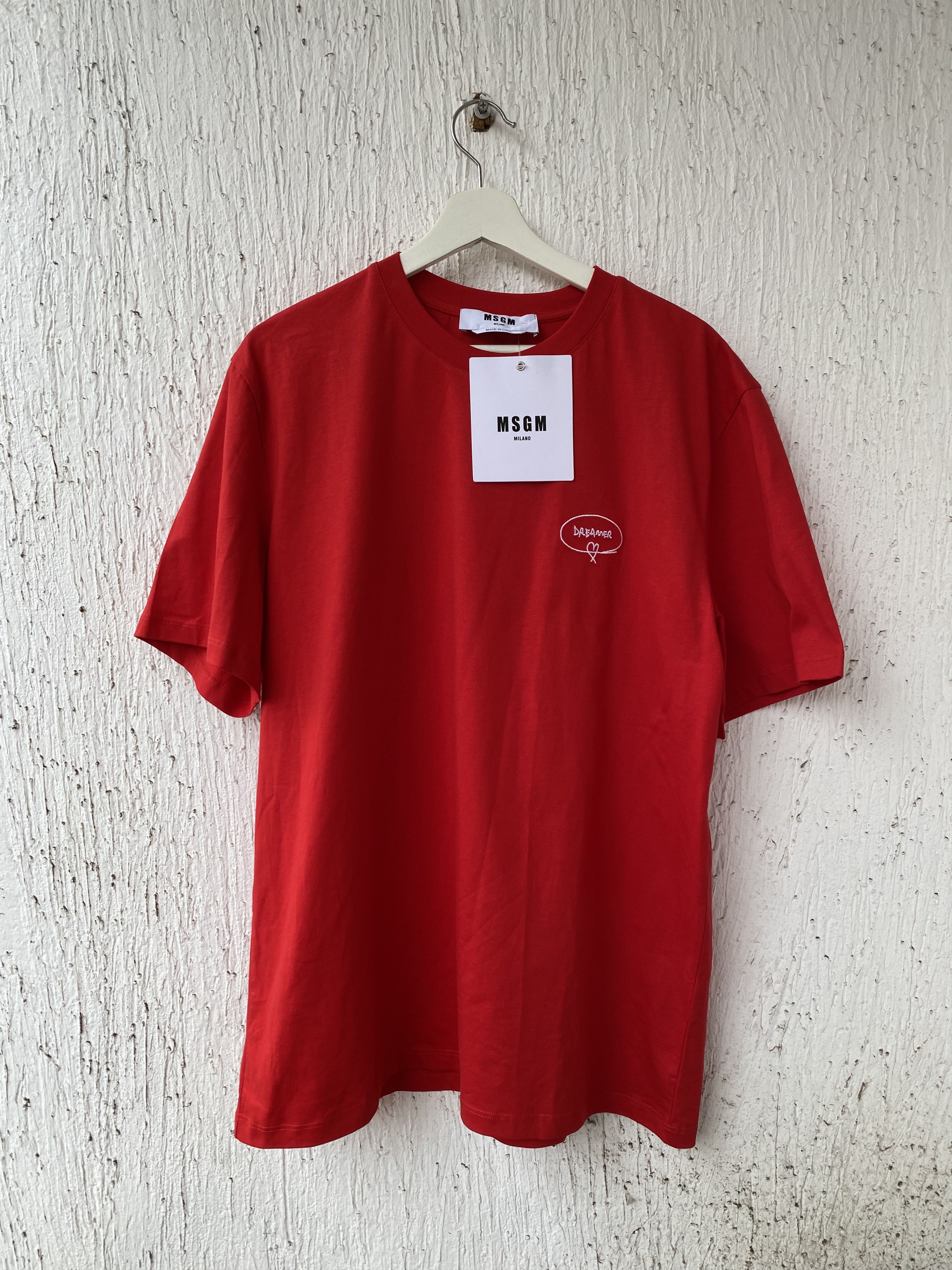 MSGM BNWT red dreamer tee Size US XL / EU 56 / 4 - 1 Thumbnail