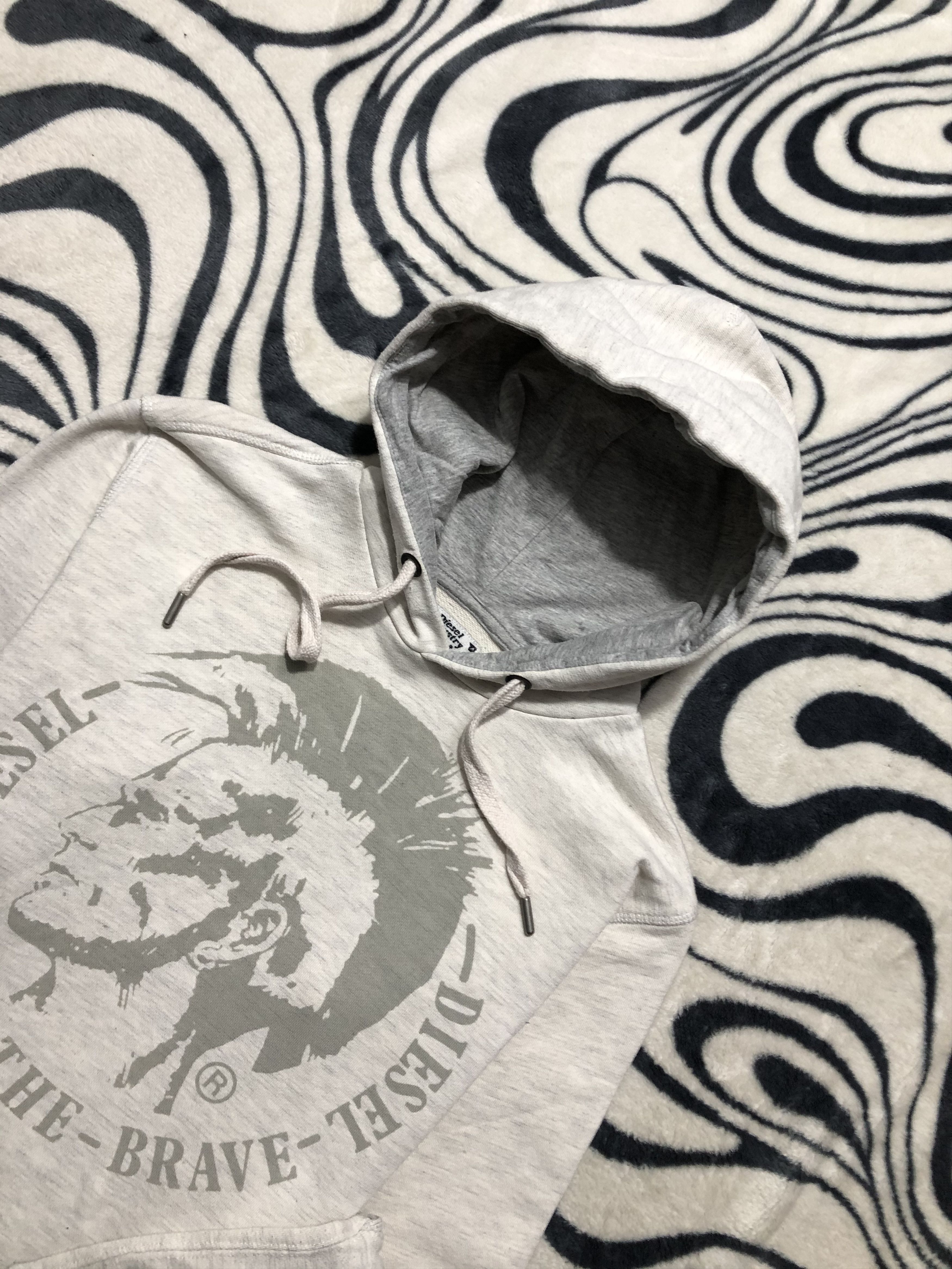 Diesel Diesel Vintage Mens Big Logo Hoodie Size US M / EU 48-50 / 2 - 2 Thumbnail