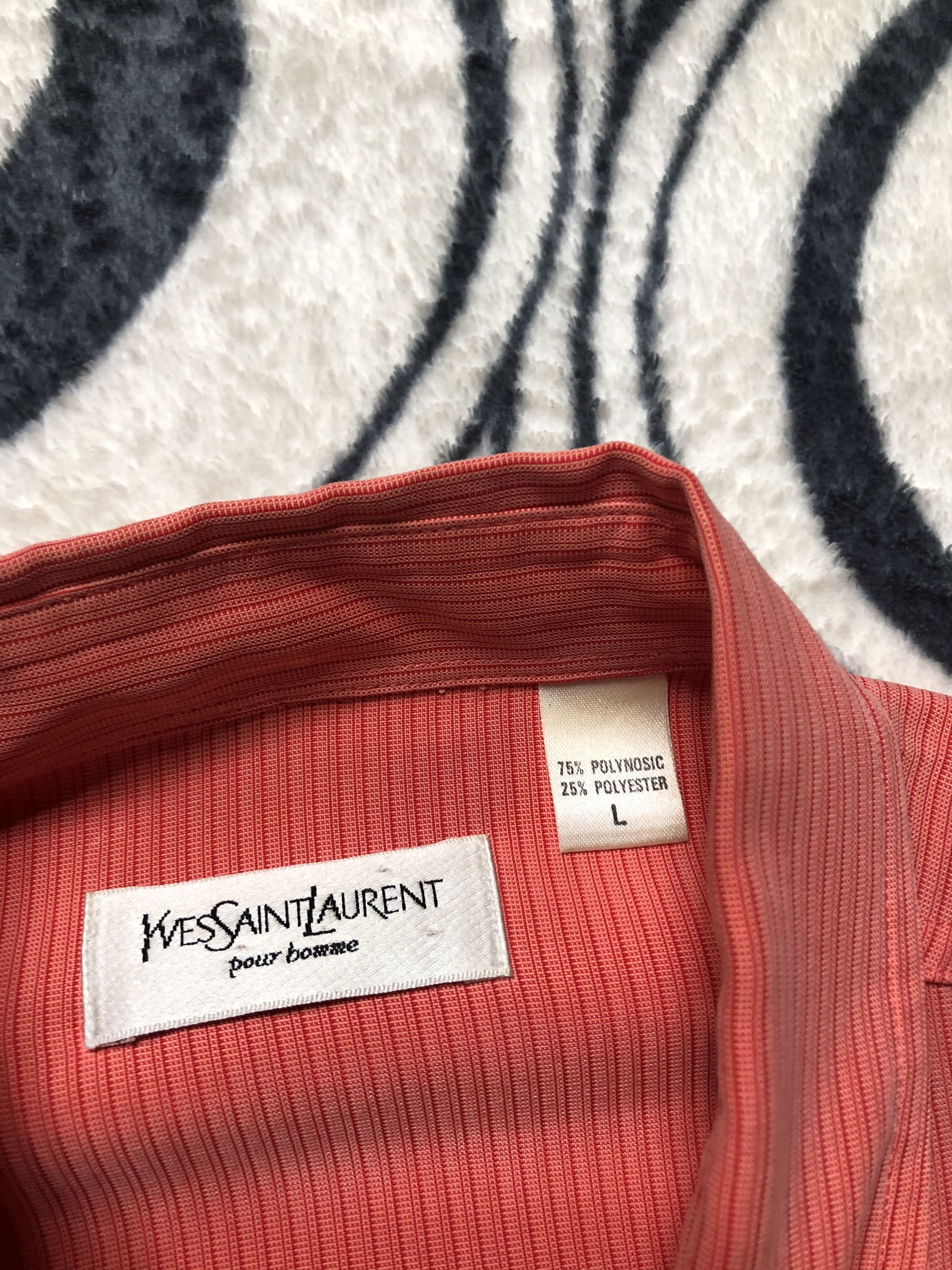 Yves Saint Laurent Yves Saint Laurent YSL Mens Long Sleeve Shirt Size US L / EU 52-54 / 3 - 4 Thumbnail