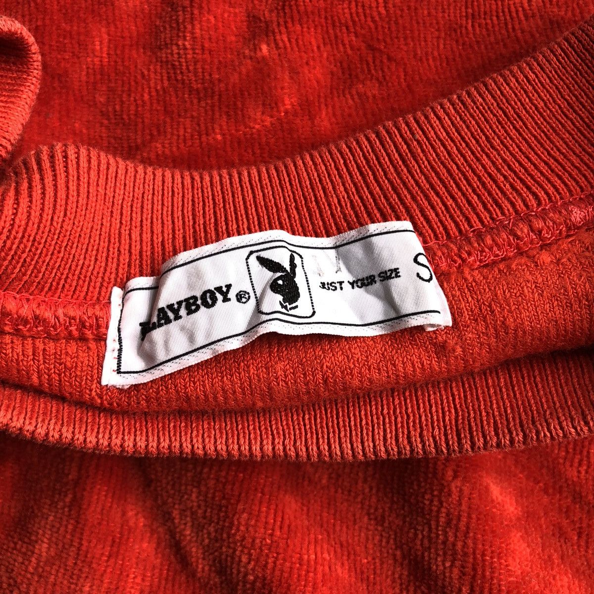 Playboy × Vintage Rare Vintage Playboy Sweatshirt Velvet Big Logo Embrodery Size US S / EU 44-46 / 1 - 5 Thumbnail
