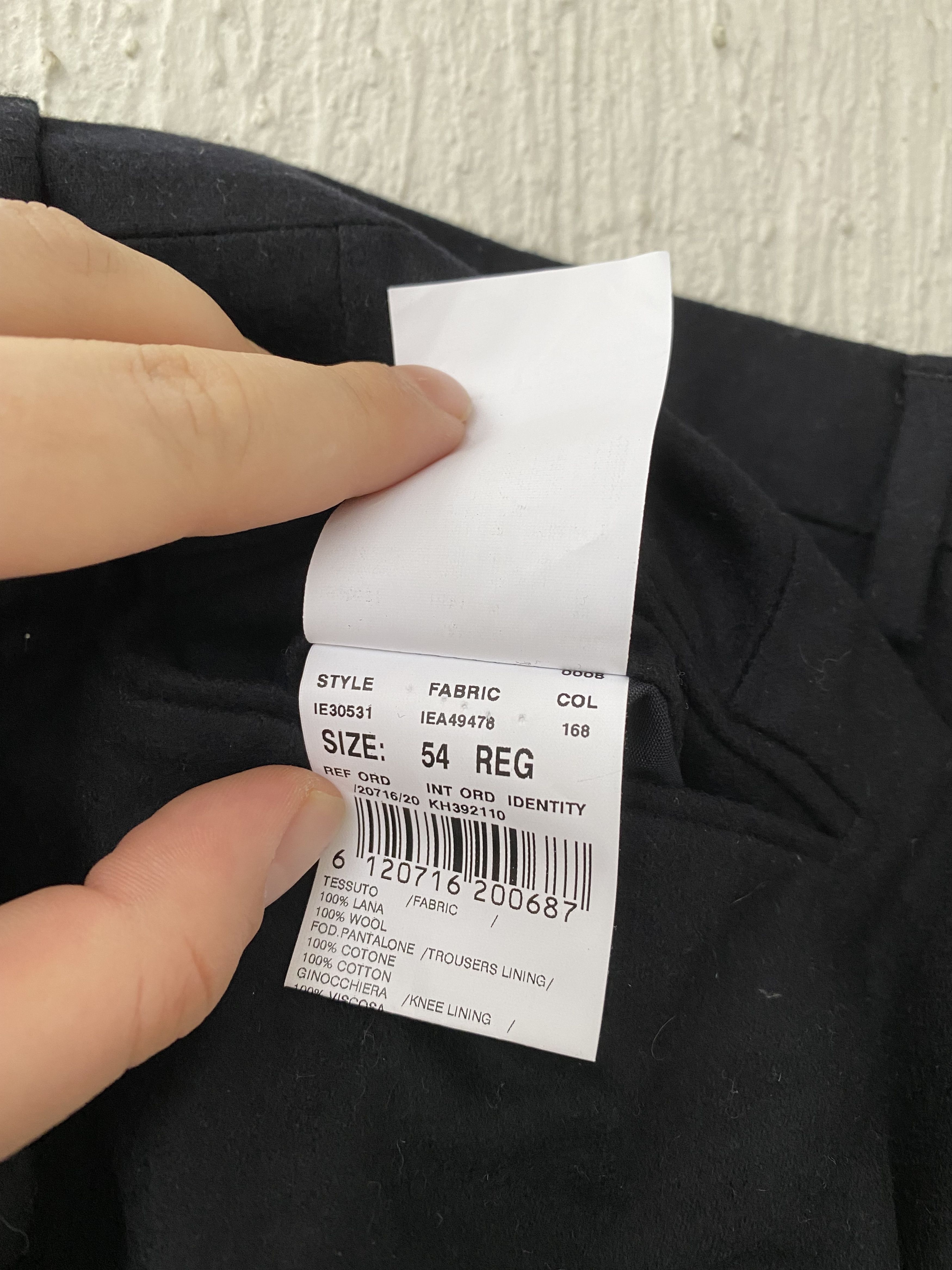 Lardini navy wool pant Size US 36 / EU 52 - 6 Thumbnail