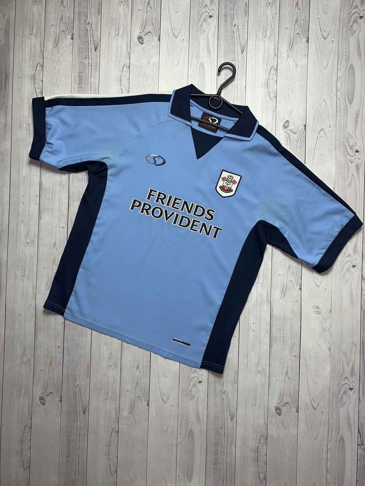 Vintage soccer jersey Southampton blue away rare size L
