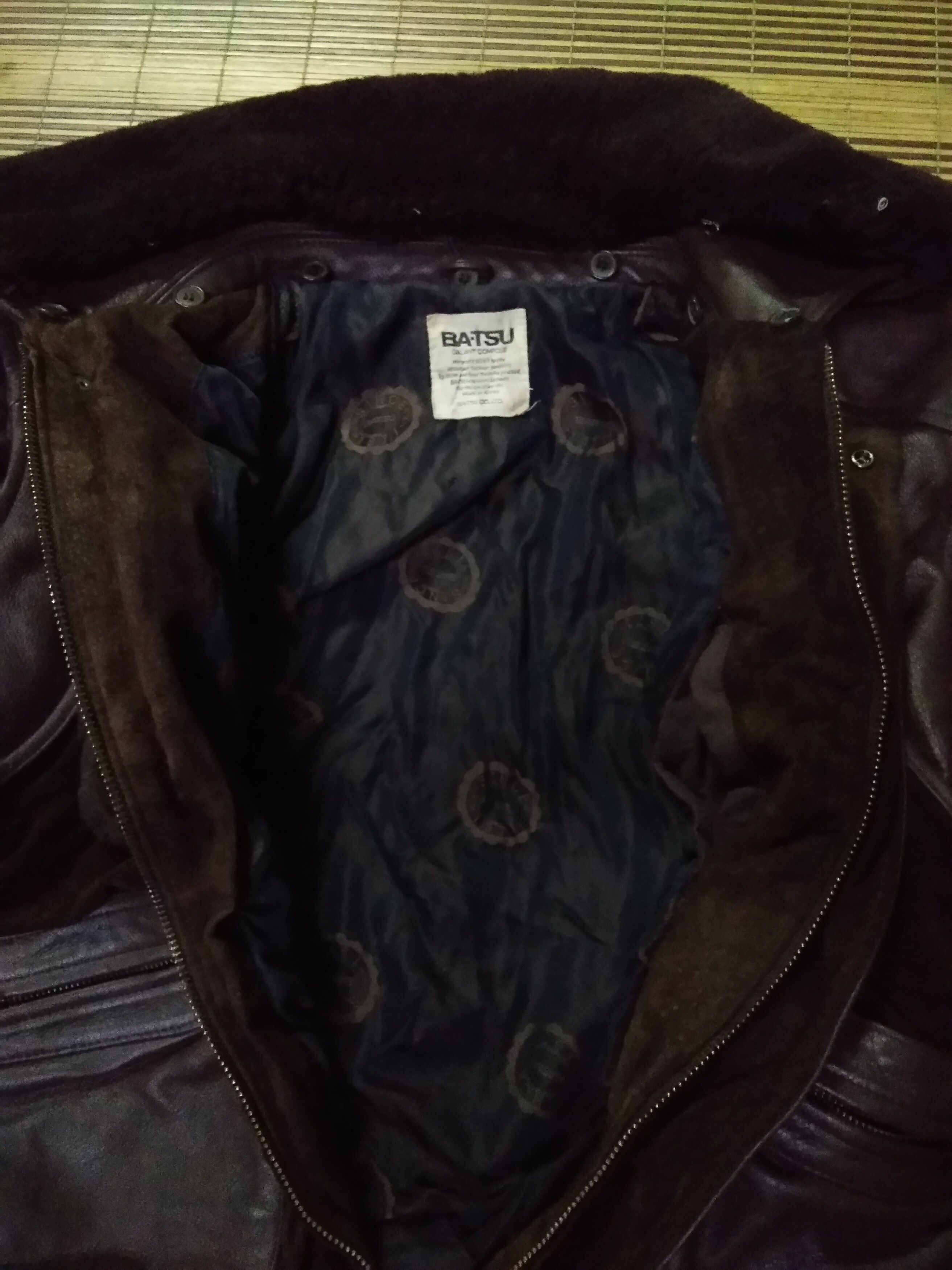 Japanese Brand Vintage Japanese Brand BA-TSU Leather Jacket Size US L / EU 52-54 / 3 - 5 Thumbnail