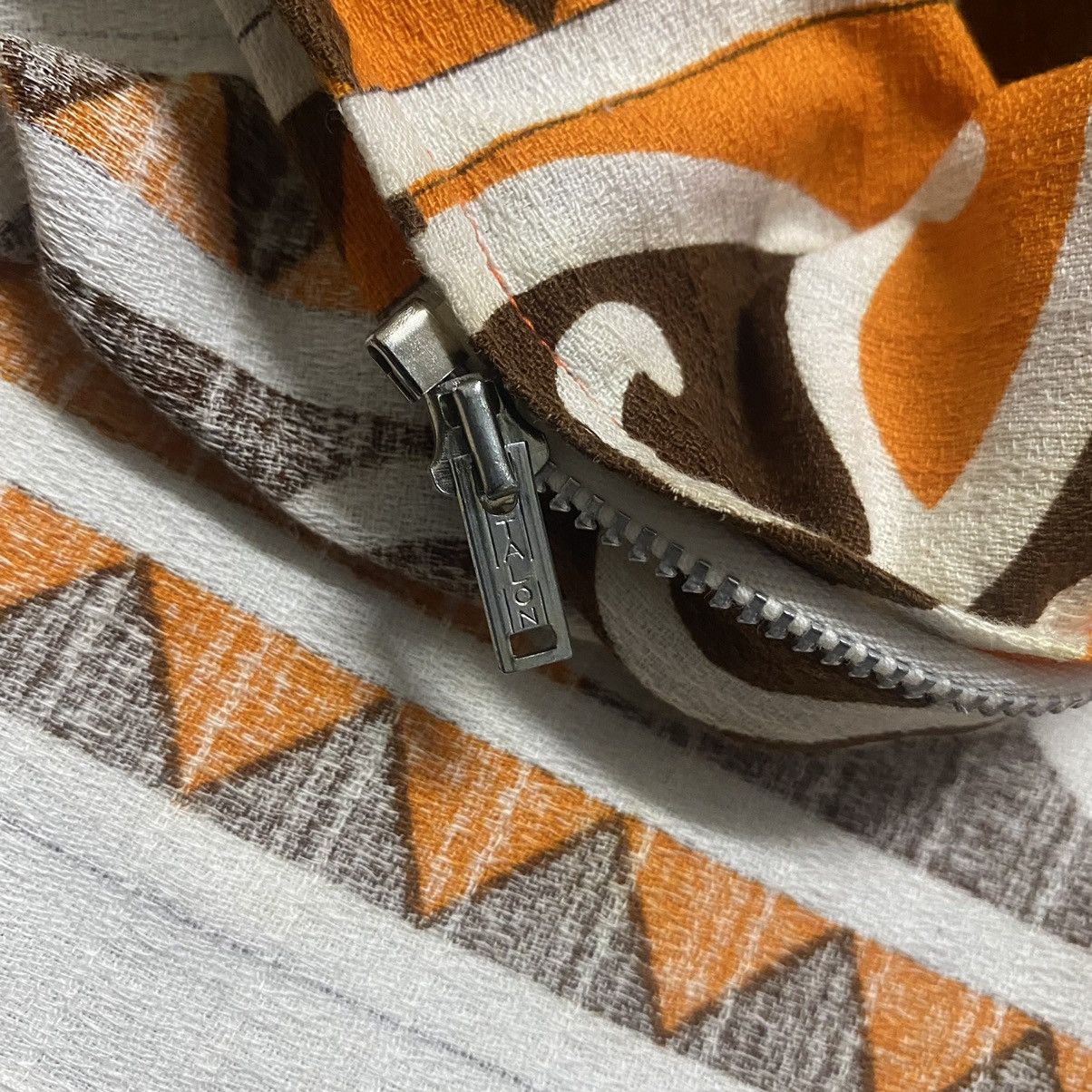 Vintage Vintage 50s Keone of Hawai Zip up shirt Abstract Size US M / EU 48-50 / 2 - 18 Thumbnail