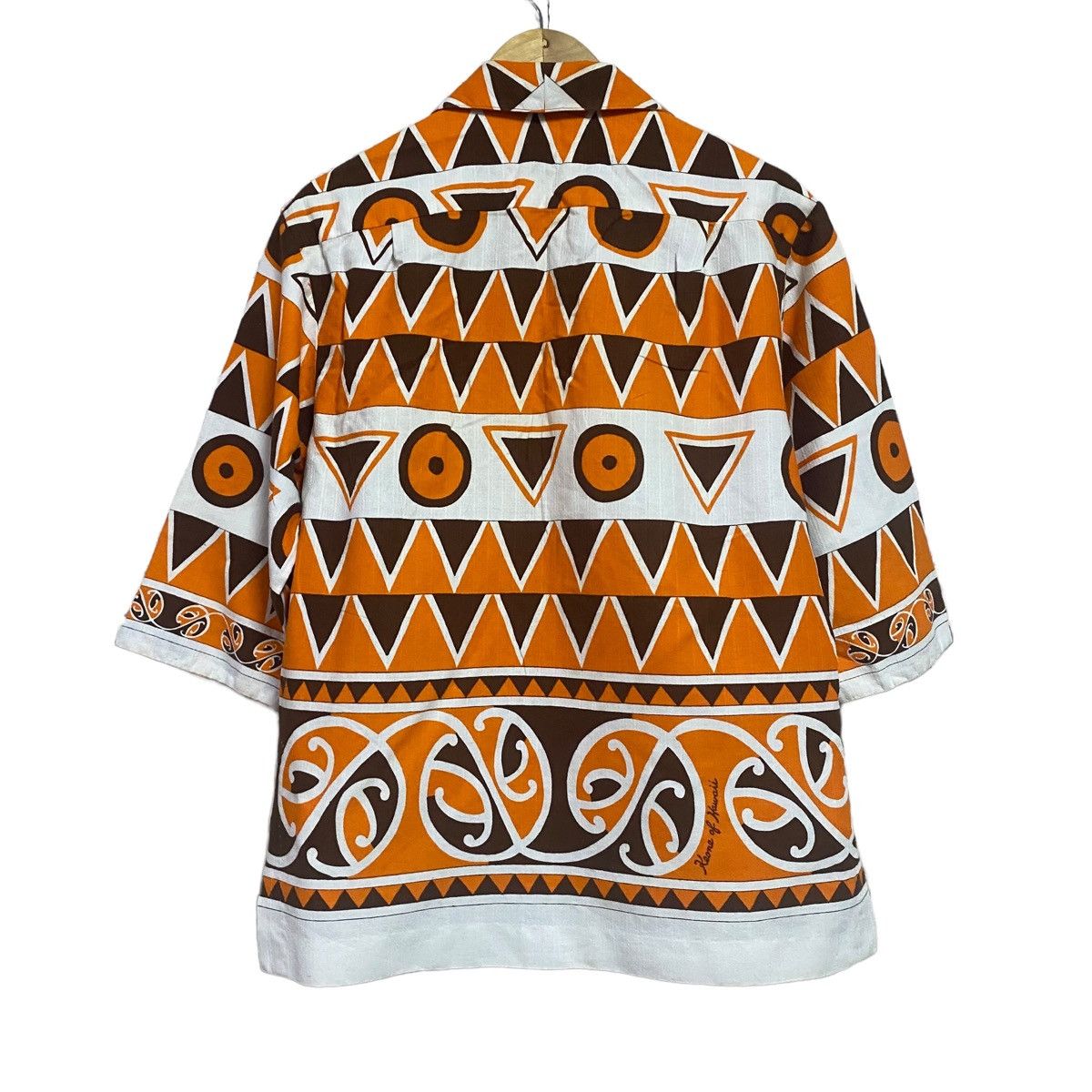 Vintage Vintage 50s Keone of Hawai Zip up shirt Abstract Size US M / EU 48-50 / 2 - 2 Thumbnail