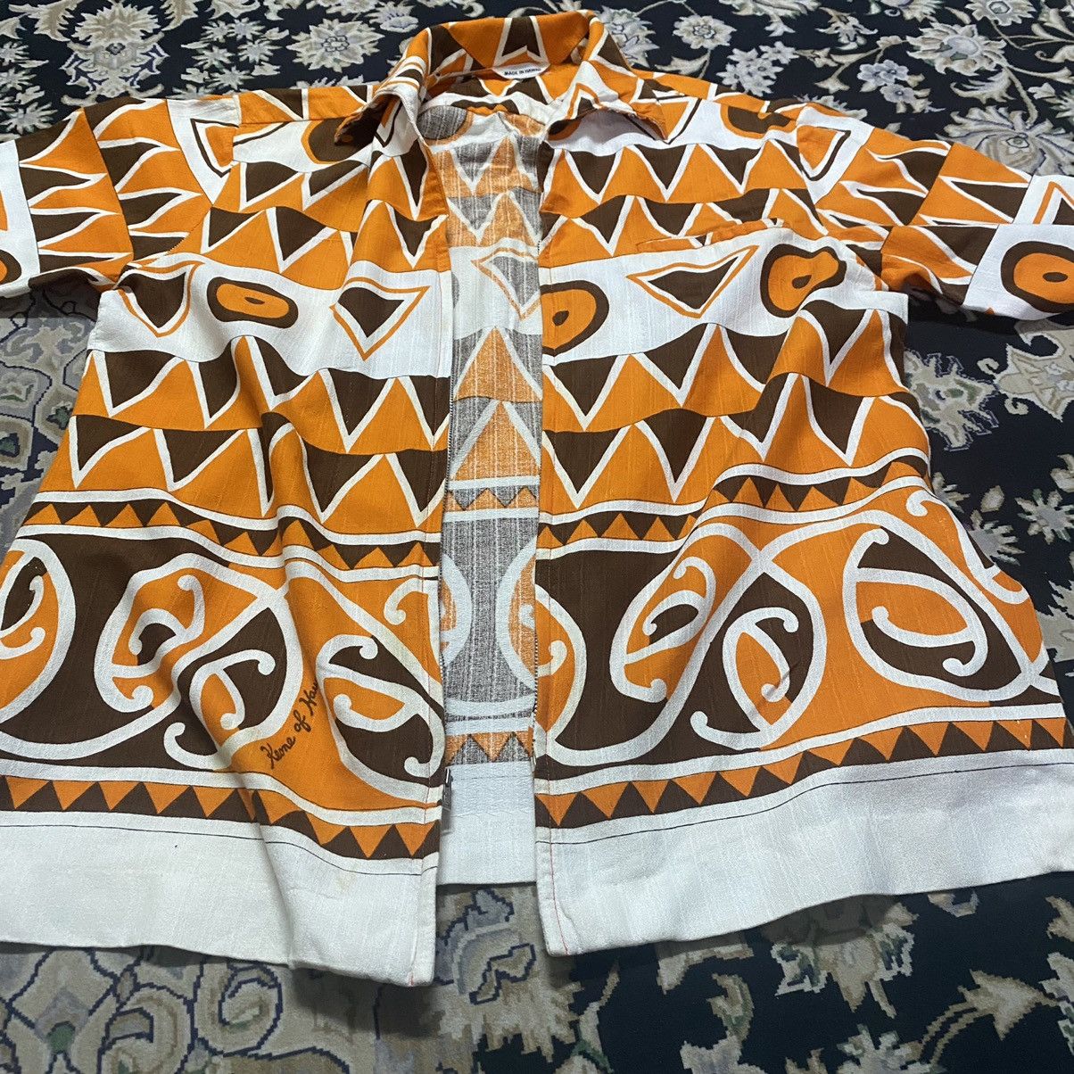 Vintage Vintage 50s Keone of Hawai Zip up shirt Abstract Size US M / EU 48-50 / 2 - 17 Thumbnail