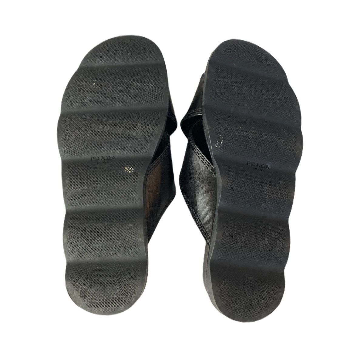 Prada Prada Leather Sandals Size US 9 / IT 39 - 6 Thumbnail