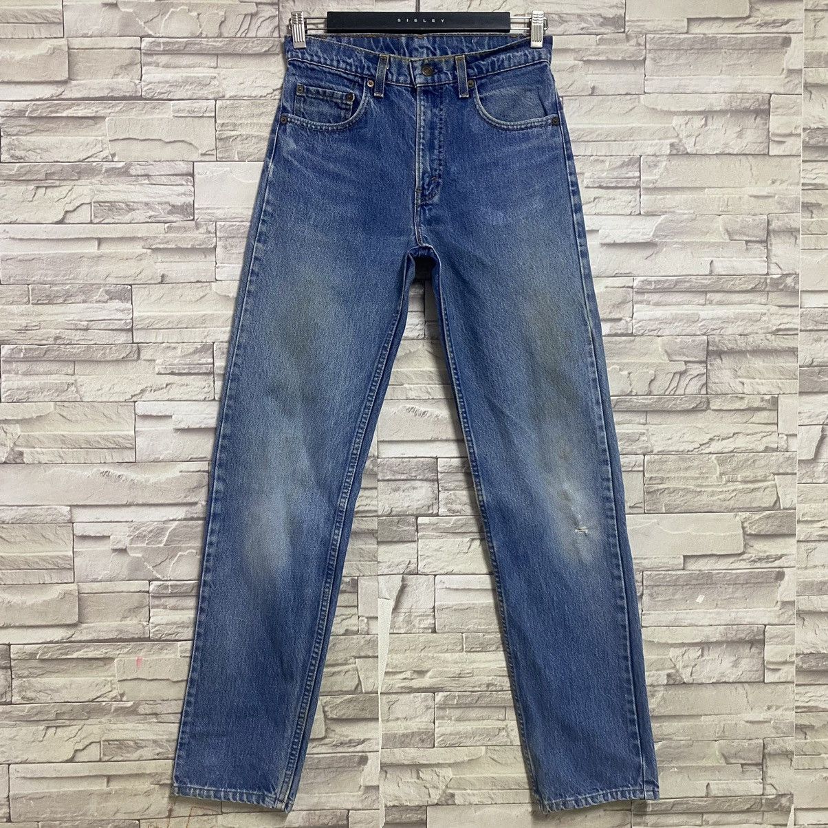 Levi's Vintage 80s Levis 505 Distressed Jeans 29x32 Made in USA Size US 29 - 3 Thumbnail