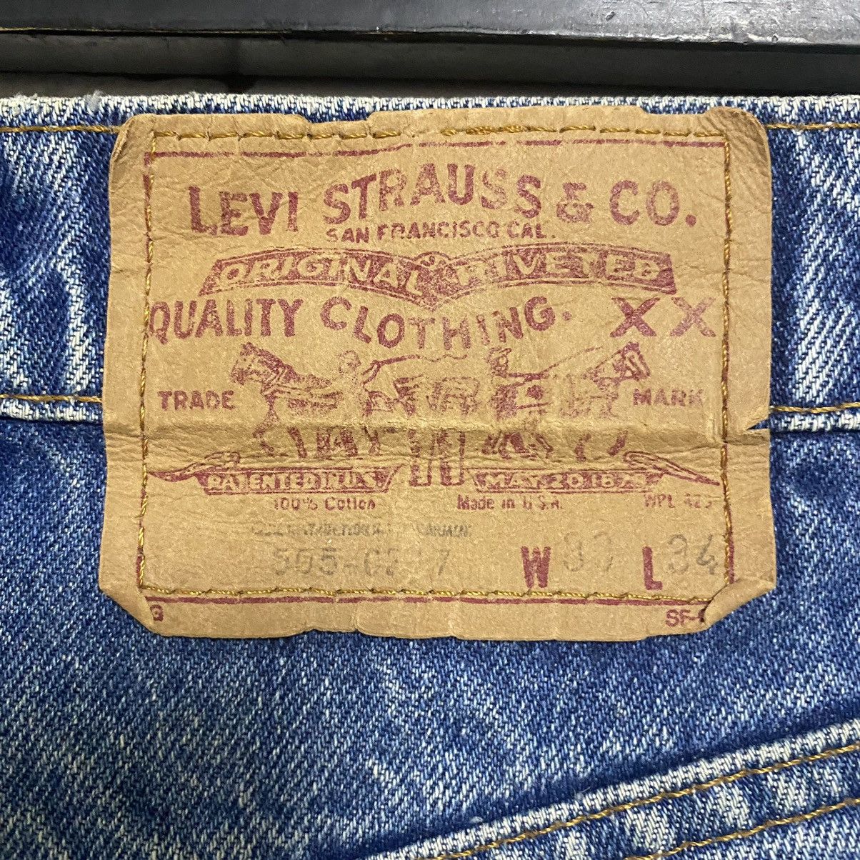 Levi's Vintage 80s Levis 505 Distressed Jeans 29x32 Made in USA Size US 29 - 14 Thumbnail