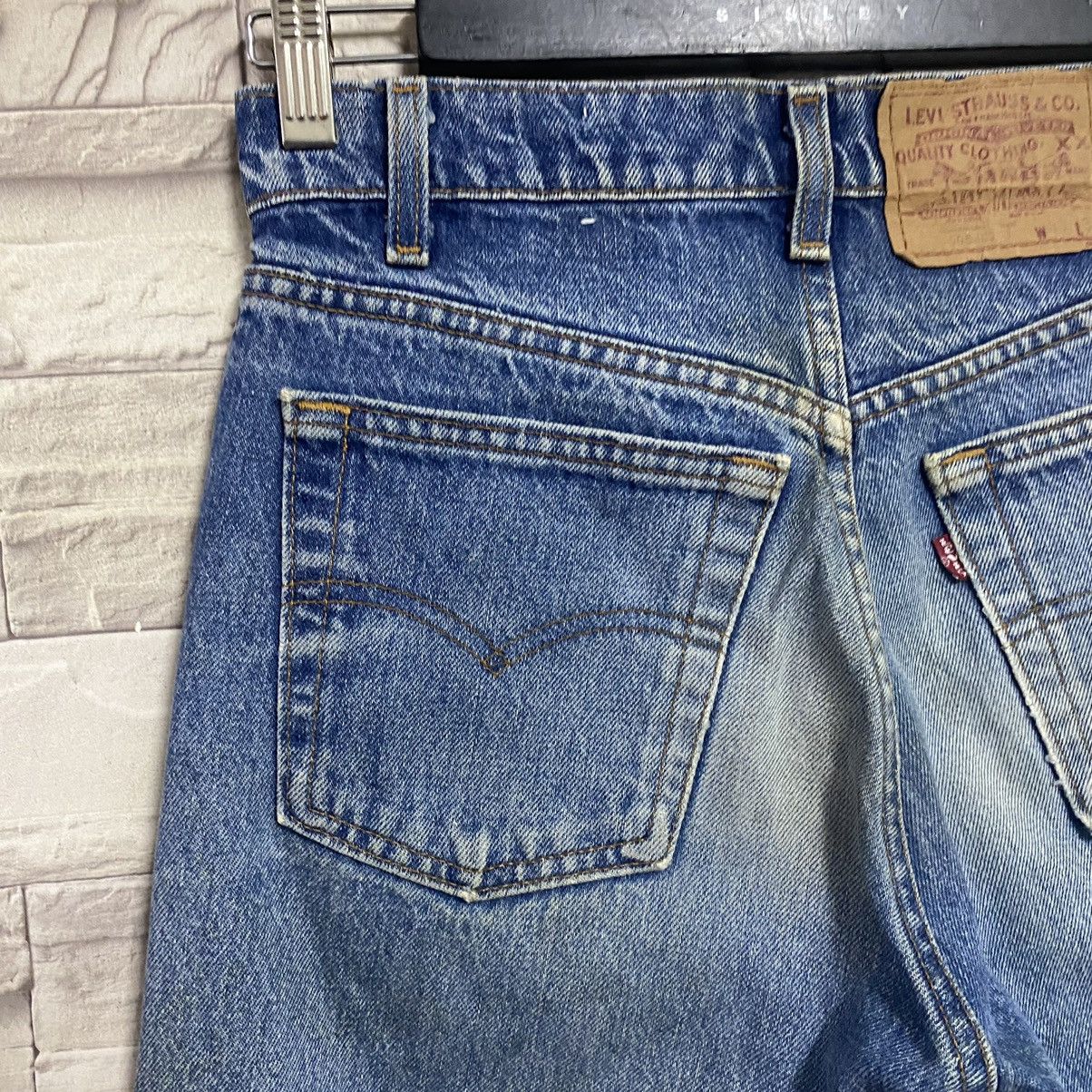 Levi's Vintage 80s Levis 505 Distressed Jeans 29x32 Made in USA Size US 29 - 13 Thumbnail