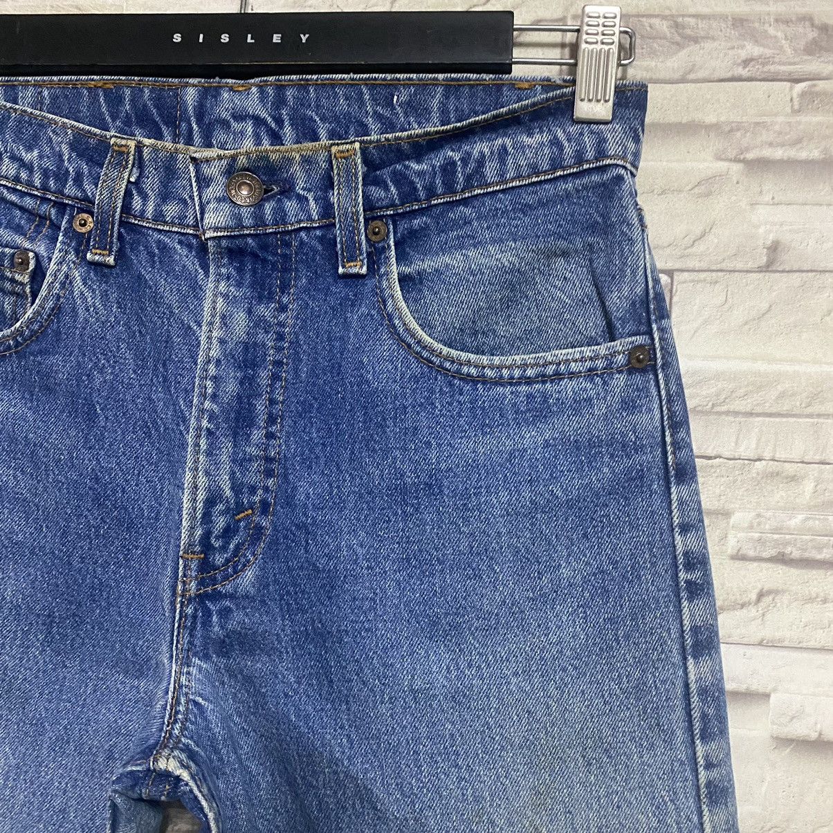 Levi's Vintage 80s Levis 505 Distressed Jeans 29x32 Made in USA Size US 29 - 6 Thumbnail