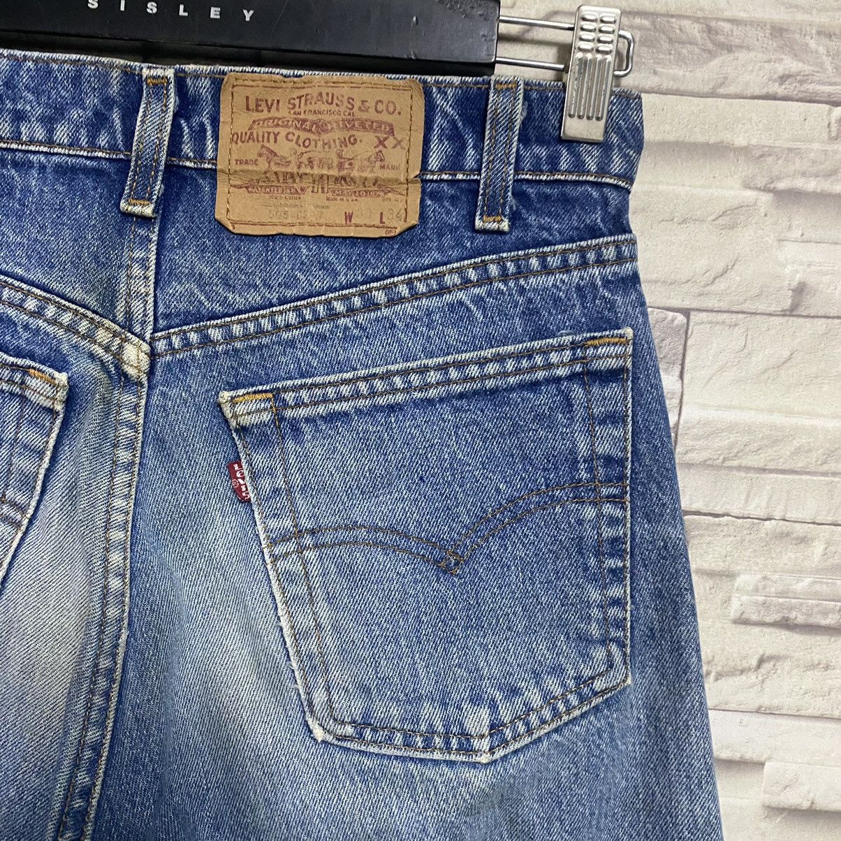 Levi's Vintage 80s Levis 505 Distressed Jeans 29x32 Made in USA Size US 29 - 12 Thumbnail