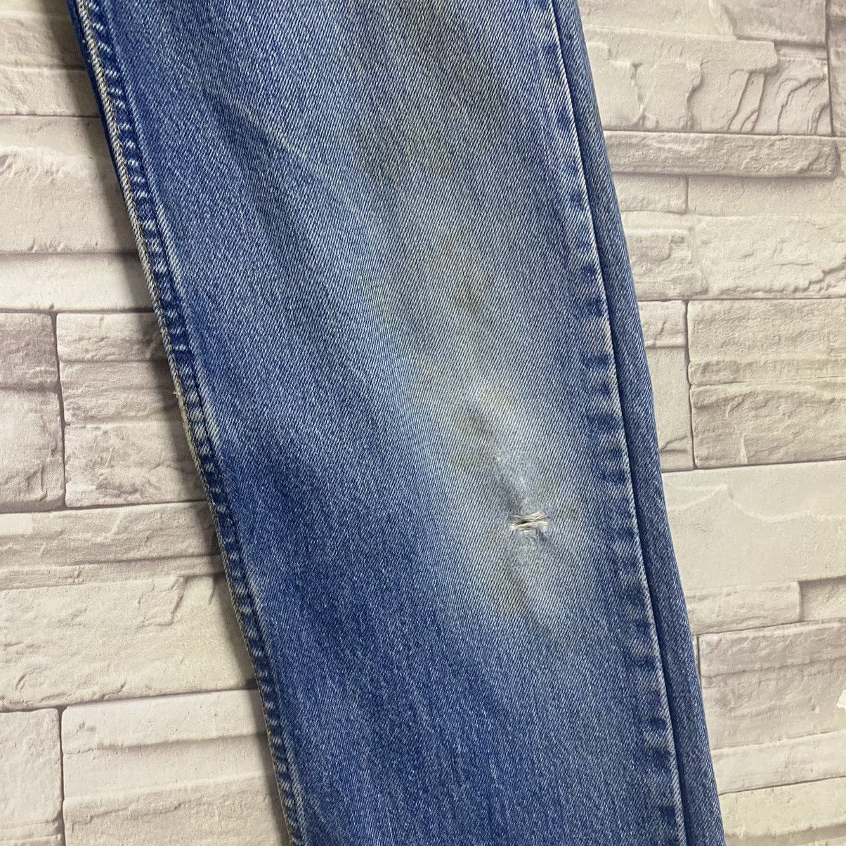 Levi's Vintage 80s Levis 505 Distressed Jeans 29x32 Made in USA Size US 29 - 8 Thumbnail