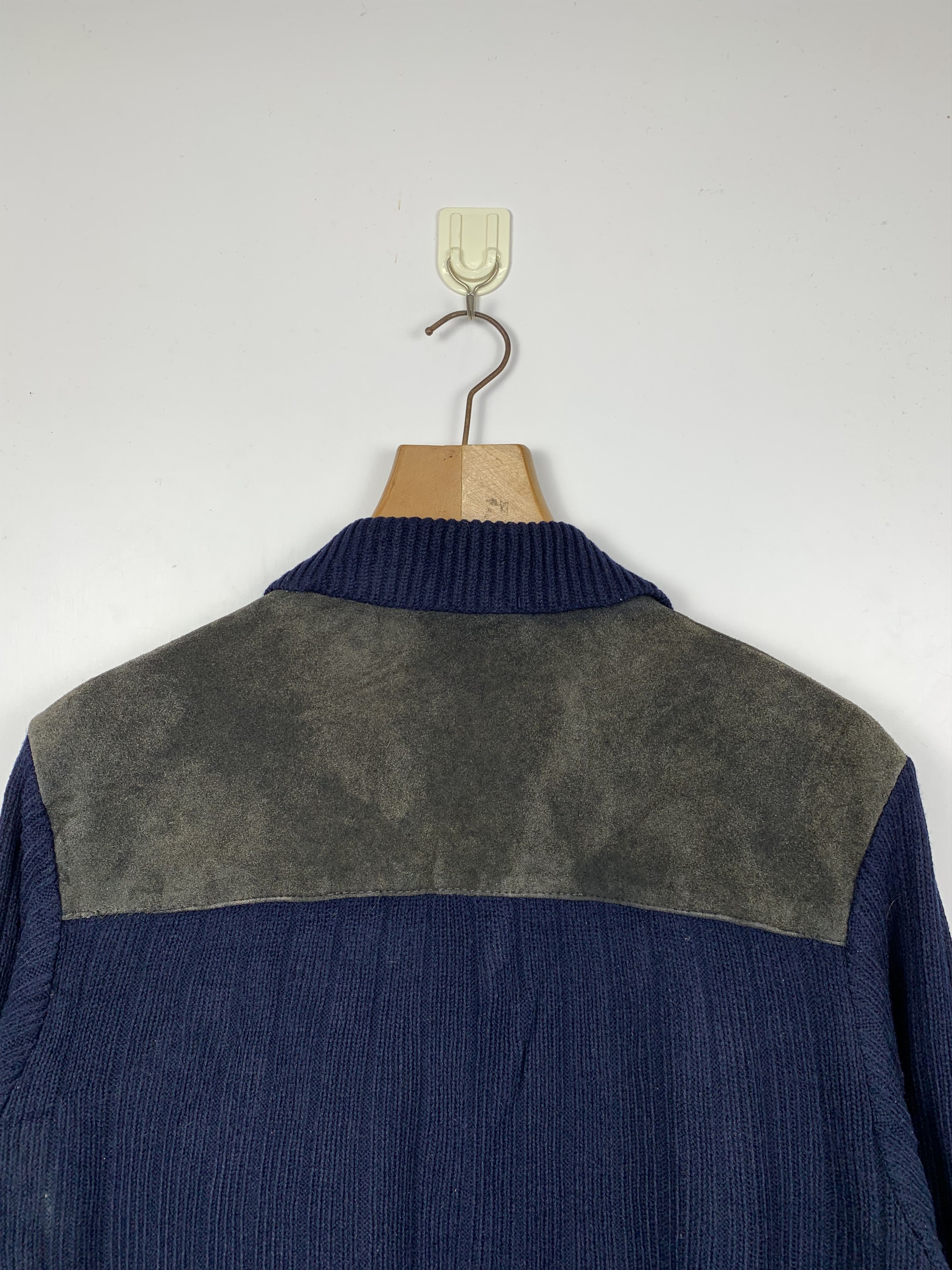 Vintage Vintage Antesco Leather Knit Jacket J1234 Size US M / EU 48-50 / 2 - 3 Thumbnail