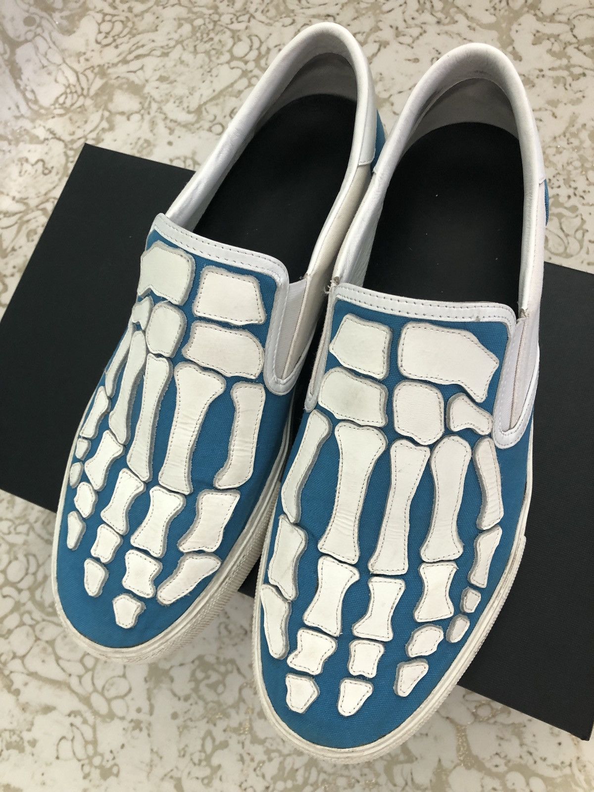 Amiri Amiri skeleton toe slip on sneaker | Grailed