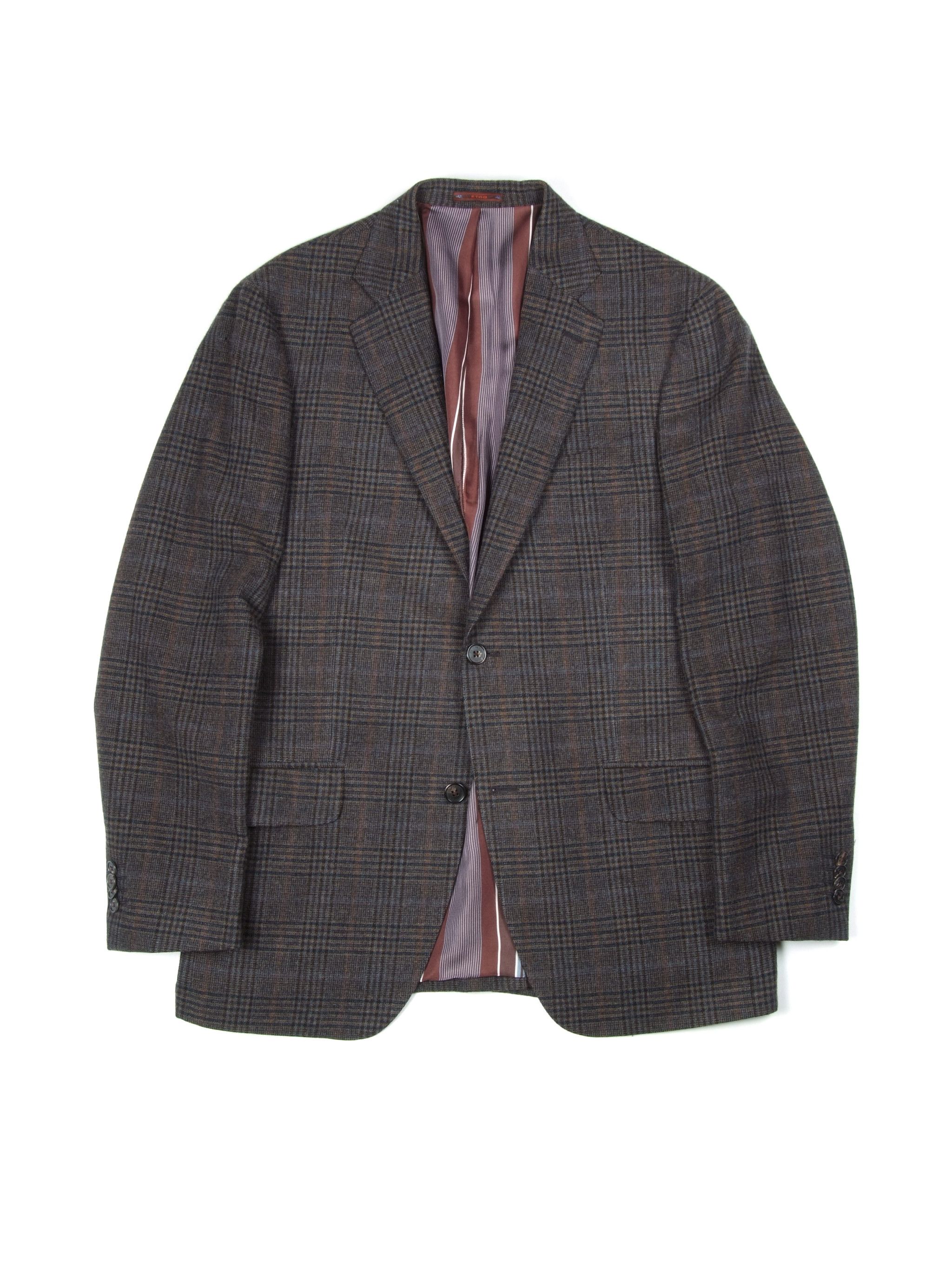 Etro Etro Wool Check Silk Lining 2 Button Blazer Jacket Size 40R - 1 Thumbnail