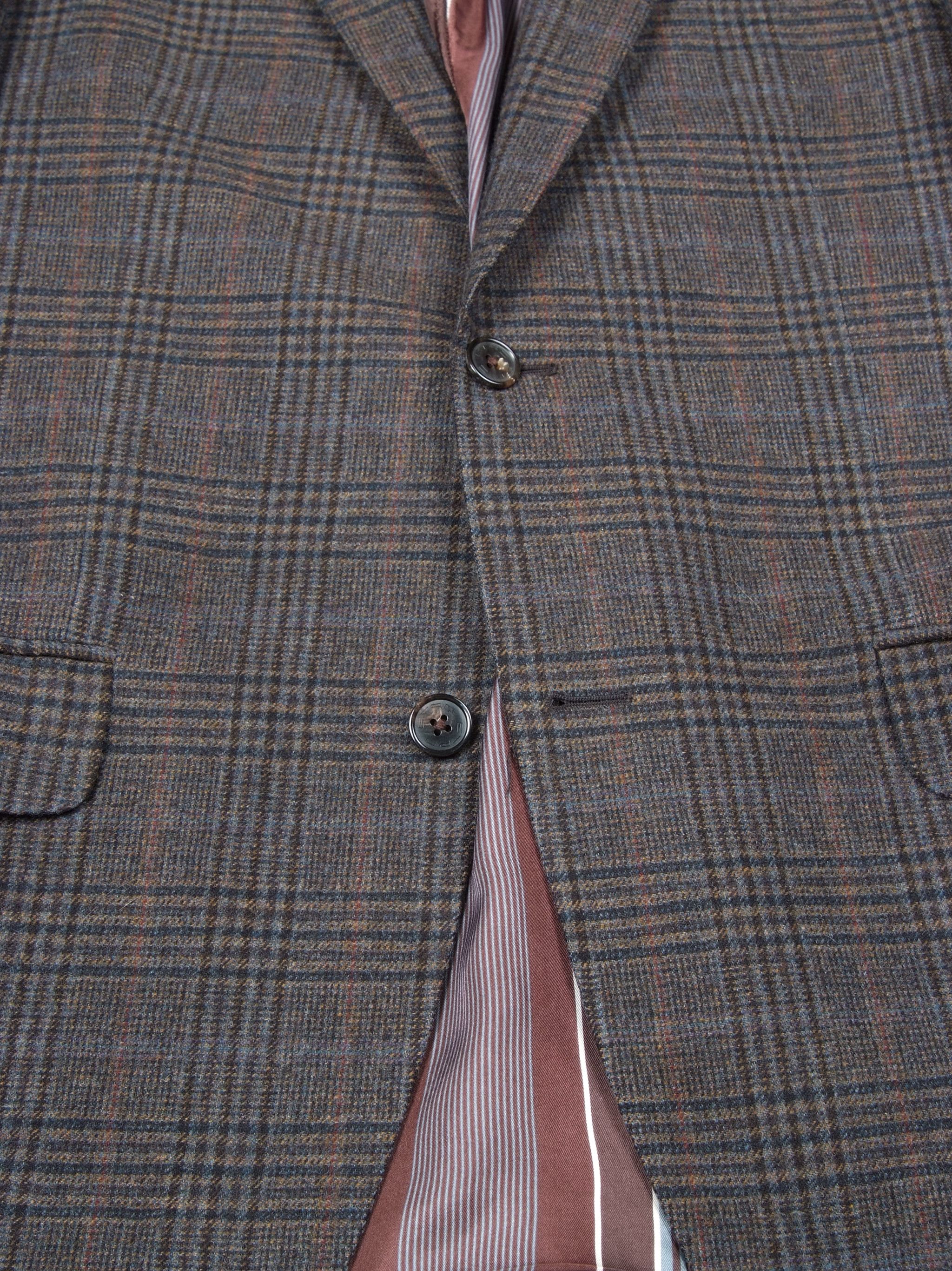Etro Etro Wool Check Silk Lining 2 Button Blazer Jacket Size 40R - 5 Thumbnail