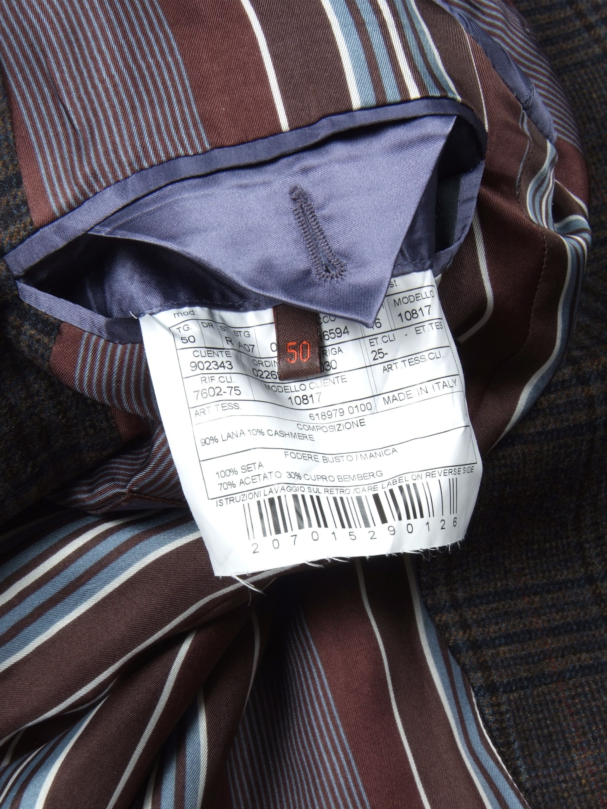 Etro Etro Wool Check Silk Lining 2 Button Blazer Jacket Size 40R - 8 Thumbnail