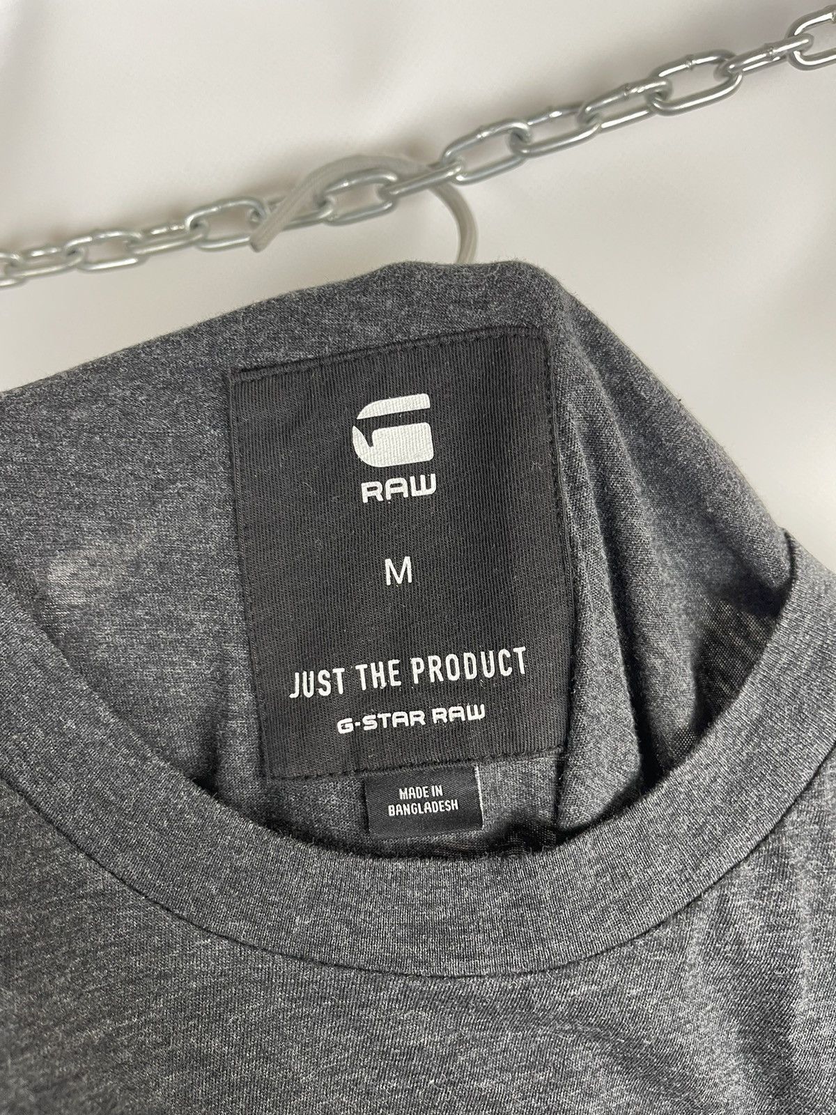 G-Star G-Star Raw vodan r tee shirt short sleeve grey big logo Size US M / EU 48-50 / 2 - 8 Thumbnail