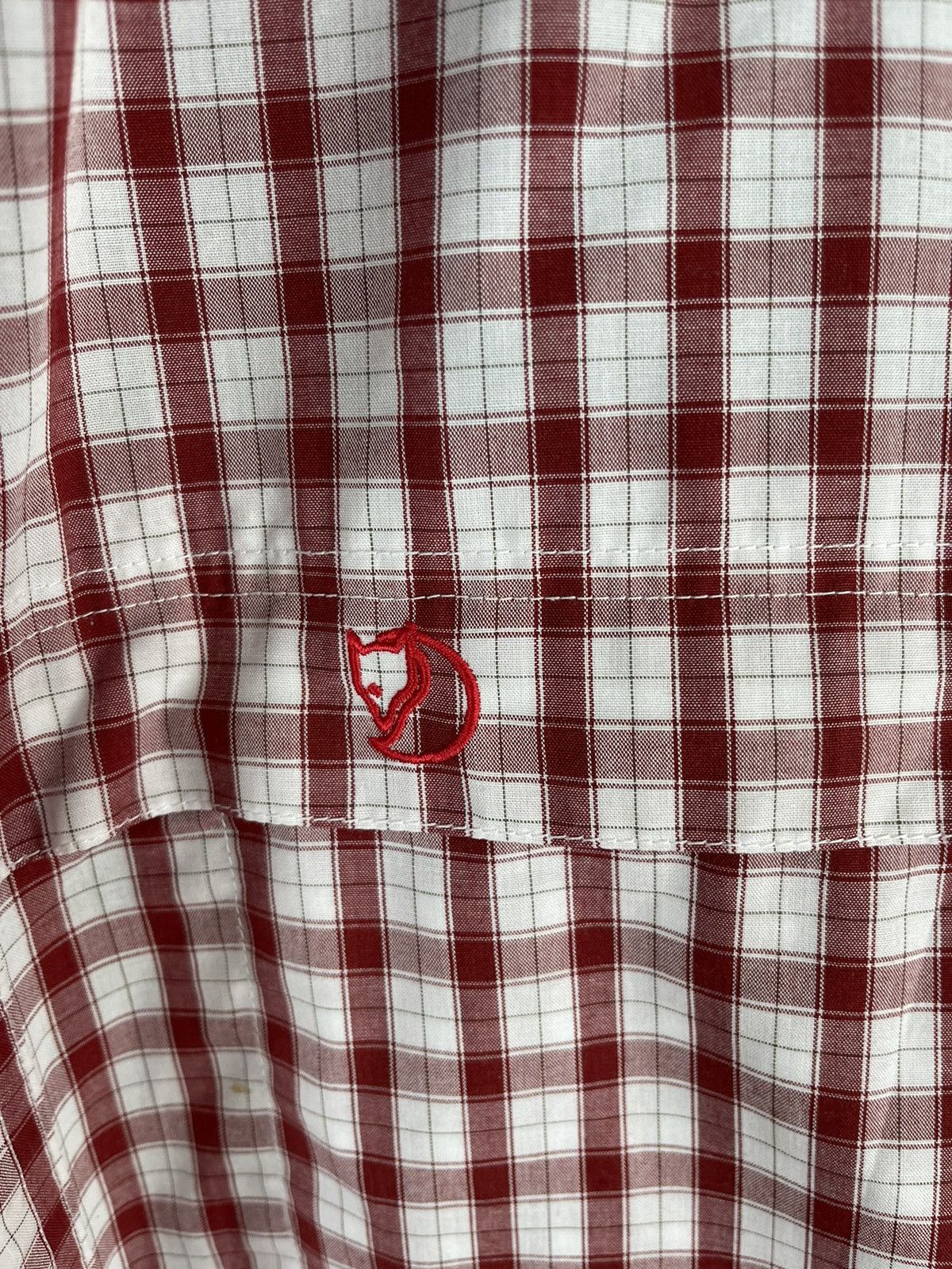 Fjallraven Fjallraven checkered red flannel outdoor shirt overshirt Size US L / EU 52-54 / 3 - 10 Thumbnail