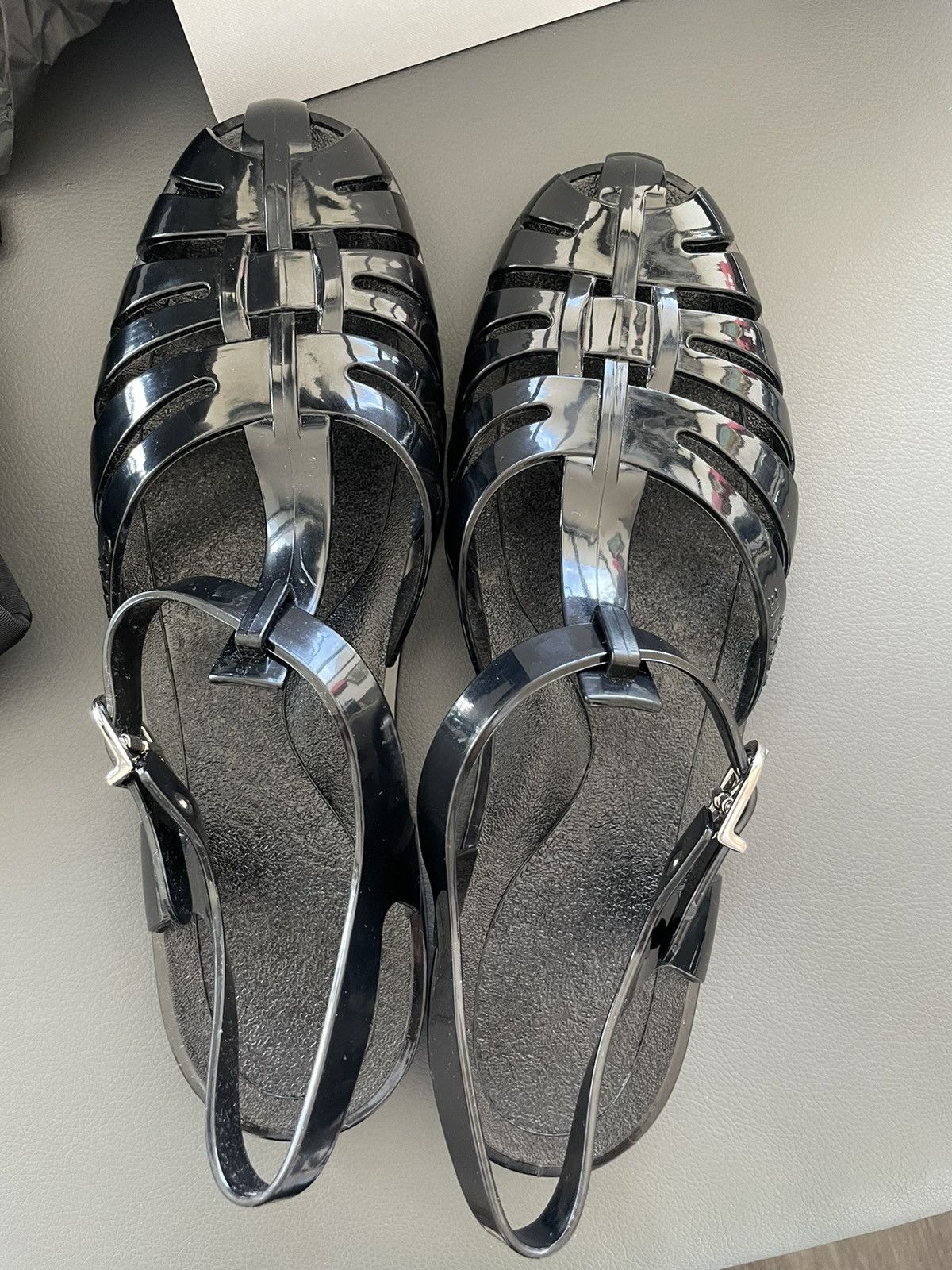 Celine × Hedi Slimane Brand NEW YSL Runway Sold Out Sandal Shoes Size US 11 / EU 44 - 14 Thumbnail