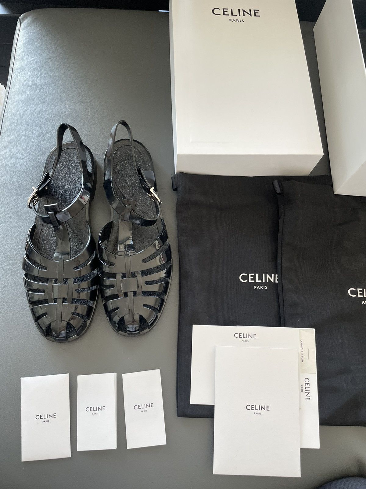 Celine × Hedi Slimane Brand NEW Runway Saint Laurent Sandal Celine × Hedi Slimane Brand NEW Runway Saint Laurent Sandal