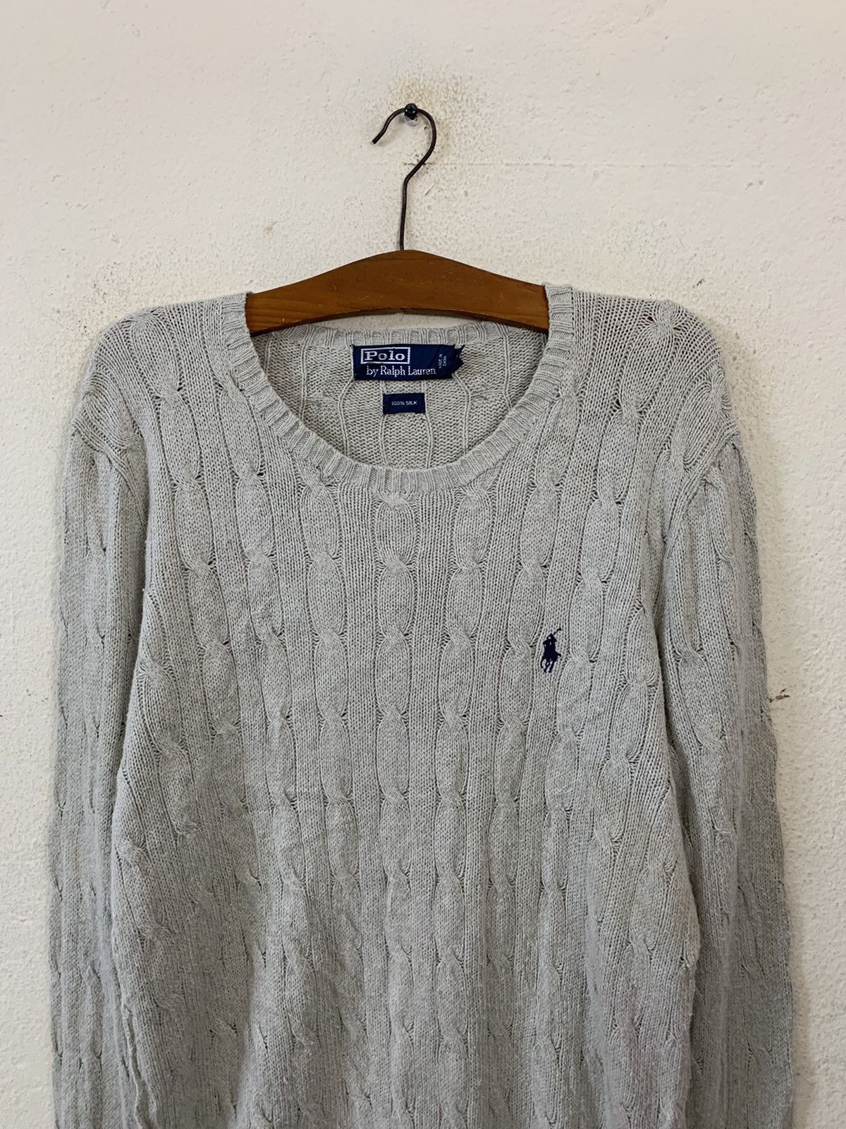 Polo Ralph Lauren Vintage Polo Ralph Lauren Kurt Cobain 100% Silk Knitwear Size US M / EU 48-50 / 2 - 4 Thumbnail