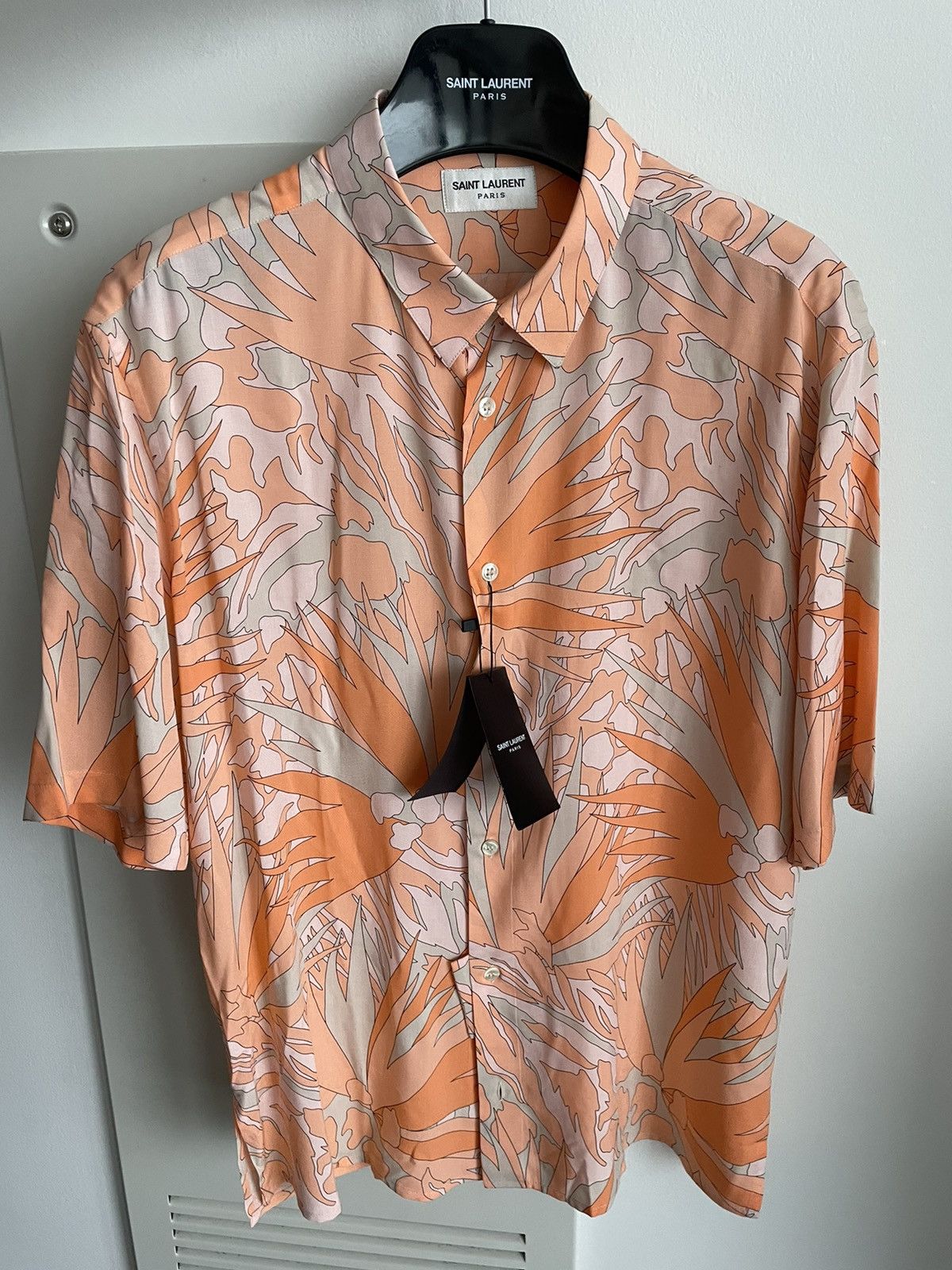 Saint Laurent Paris Rare Super Runway Limited Edition Brand New Viscose Shirt Size US M / EU 48-50 / 2 - 18 Thumbnail