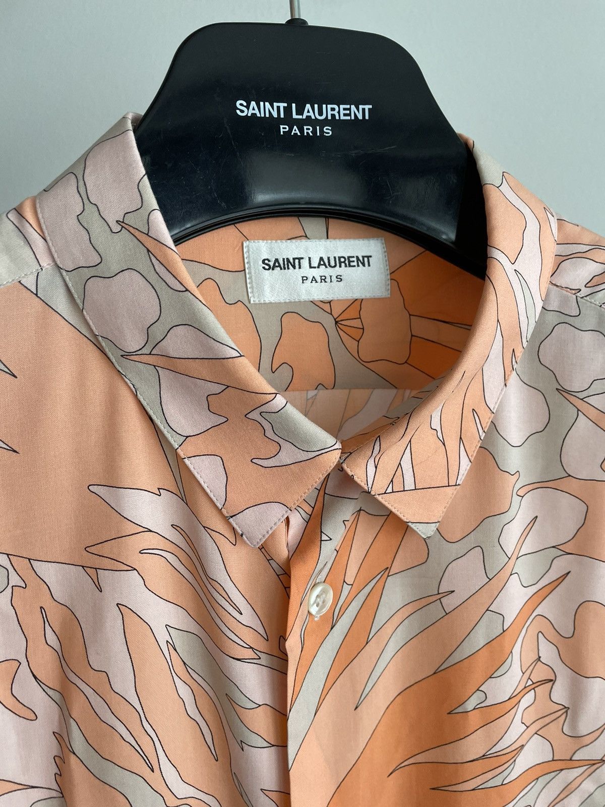 Saint Laurent Paris Rare Super Runway Limited Edition Brand New Viscose Shirt Size US M / EU 48-50 / 2 - 6 Thumbnail