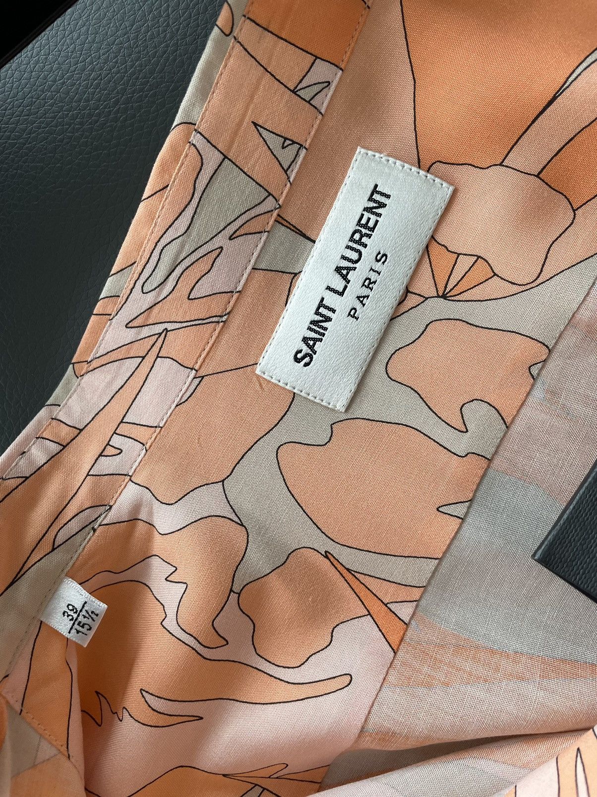 Saint Laurent Paris Rare Super Runway Limited Edition Brand New Viscose Shirt Size US M / EU 48-50 / 2 - 5 Thumbnail
