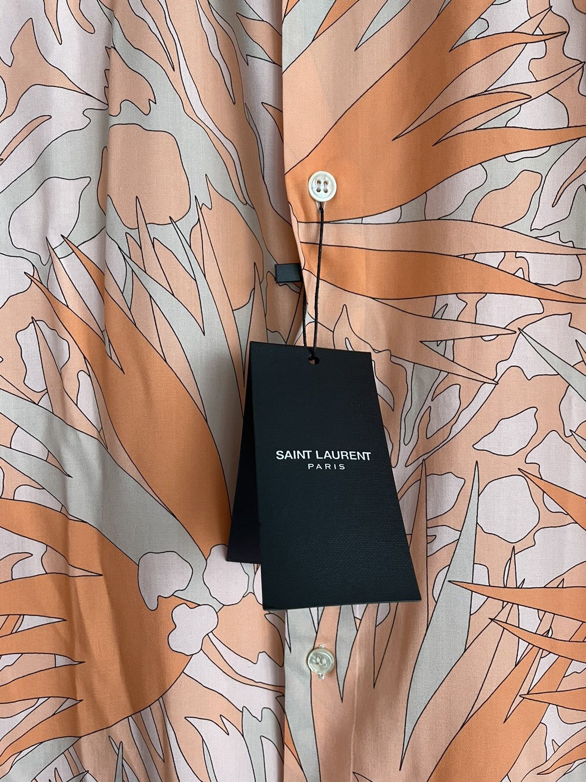 Saint Laurent Paris Rare Super Runway Limited Edition Brand New Viscose Shirt Size US M / EU 48-50 / 2 - 23 Thumbnail