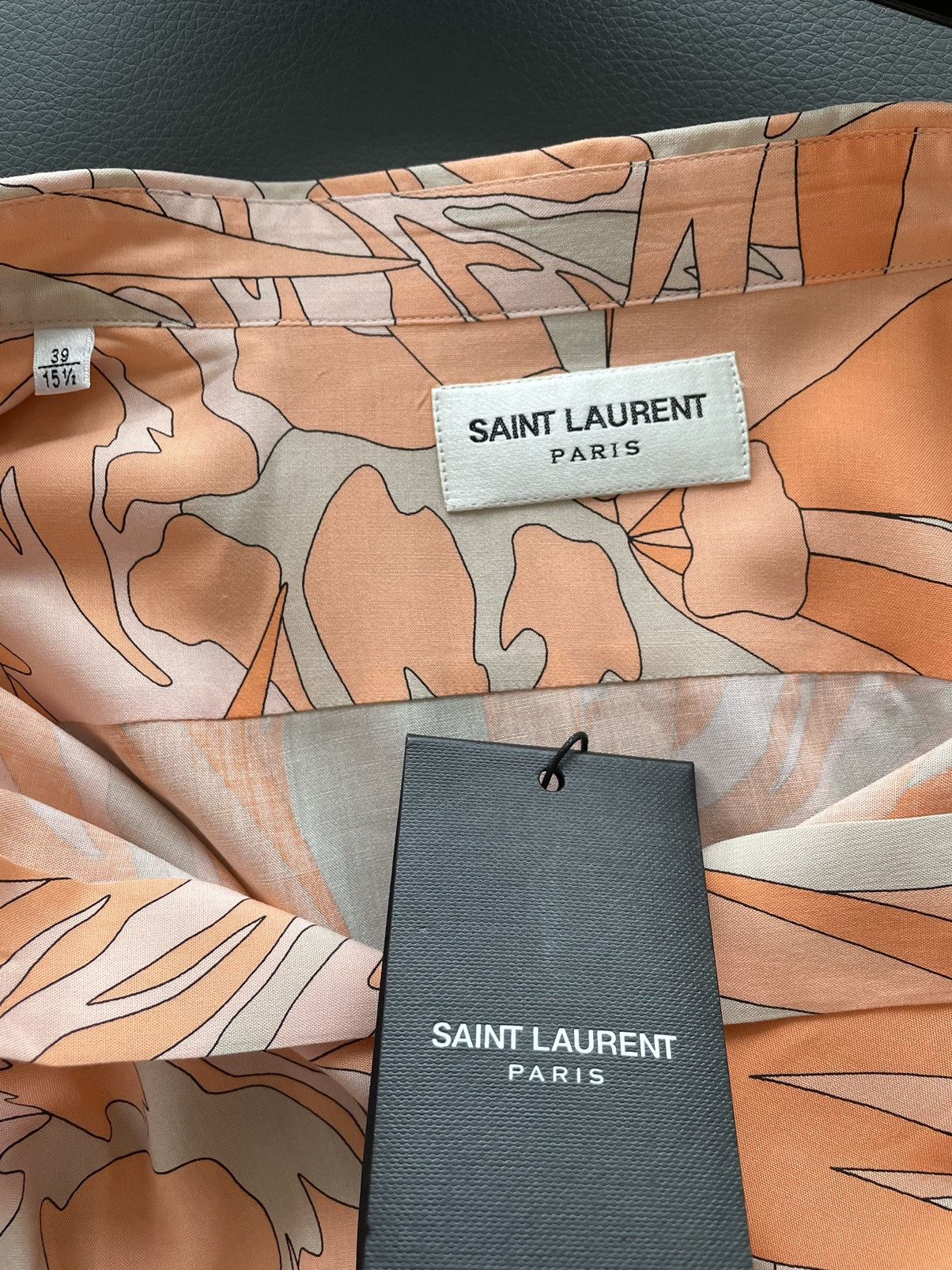 Saint Laurent Paris Rare Super Runway Limited Edition Brand New Viscose Shirt Size US M / EU 48-50 / 2 - 19 Thumbnail