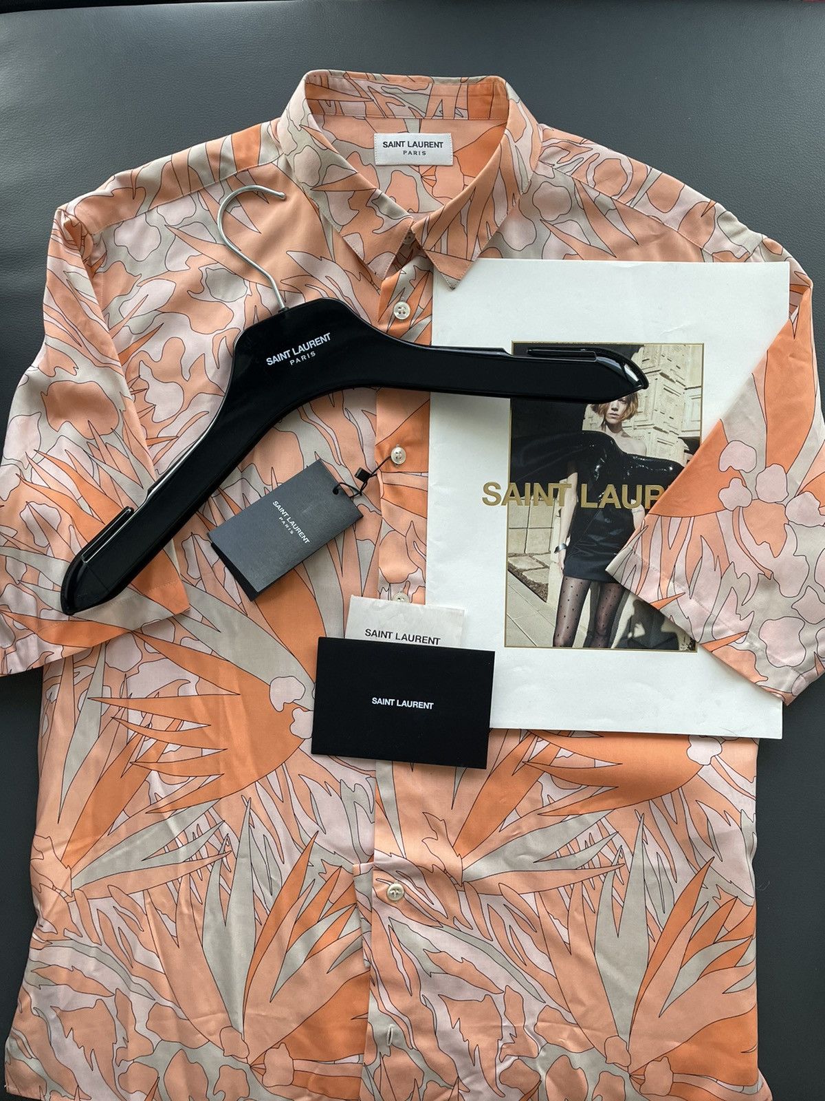 Saint Laurent Paris Rare Super Runway Limited Edition Brand New Viscose Shirt Size US M / EU 48-50 / 2 - 4 Thumbnail