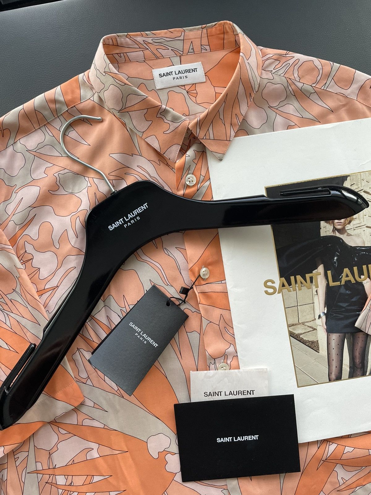 Saint Laurent Paris Rare Super Runway Limited Edition Brand New Viscose Shirt Size US M / EU 48-50 / 2 - 7 Thumbnail