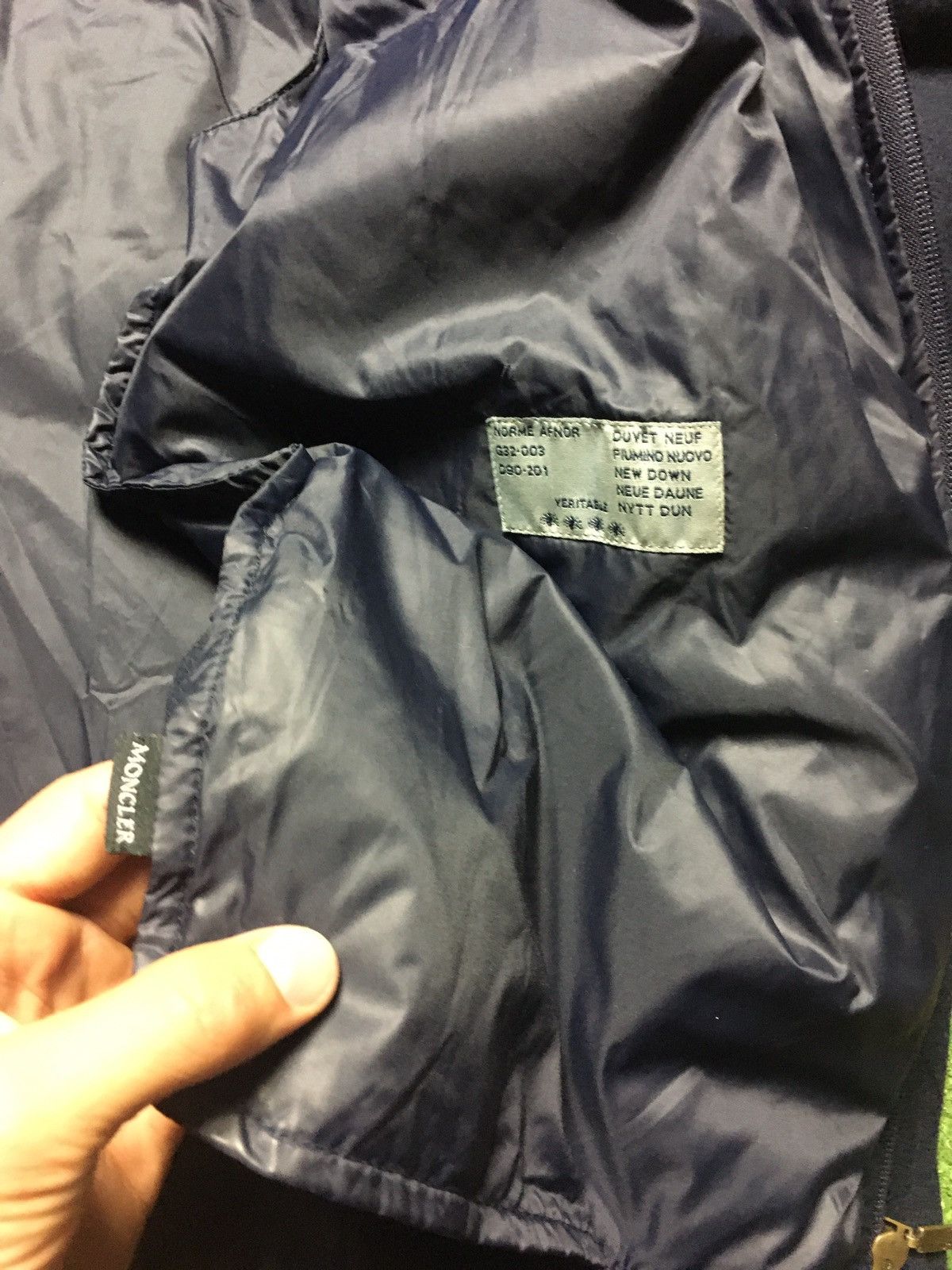 Moncler × Vintage Vintage Moncler wool jacket Size US L / EU 52-54 / 3 - 3 Thumbnail