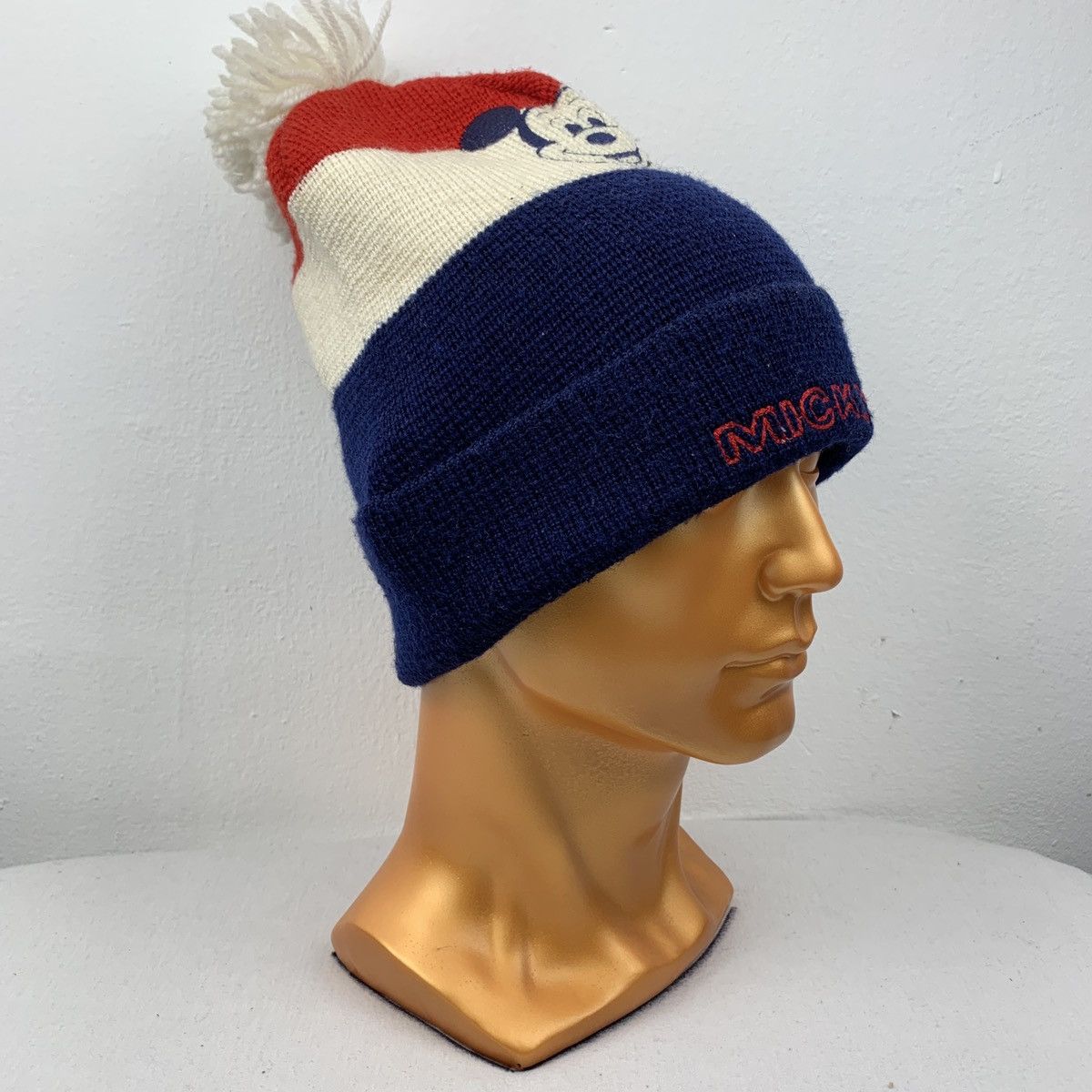 Disney Vintage Mickey Mouse Beanie Hats / Snow Cap Size ONE SIZE - 4 Thumbnail