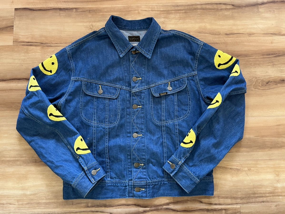 希少 KAPITAL キャピタル スマイリー デニムジャケット 40 希少 KAPITAL キャピタル スマイリー デニムジャケット 40 Kapital